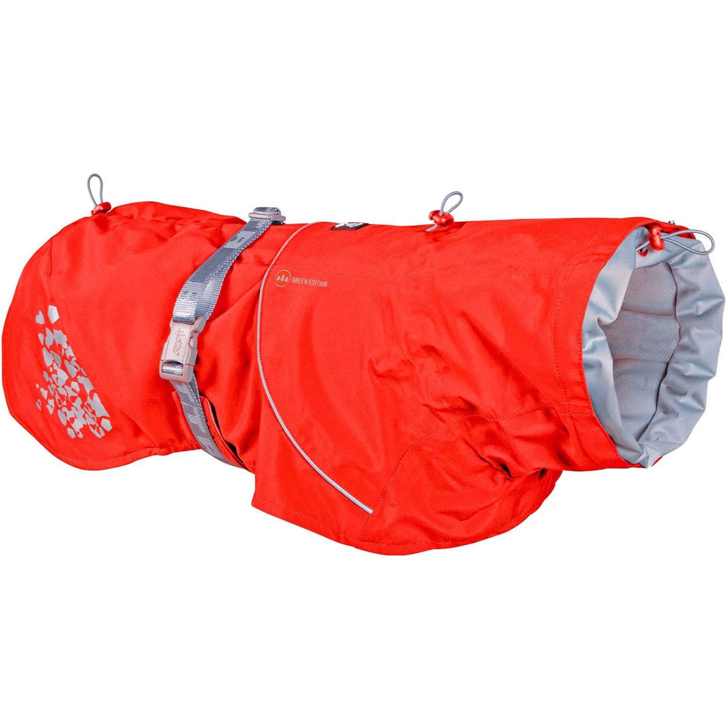 Hurtta Monsoon Coat Eco, Dog Raincoat, Rosehip, 20 In