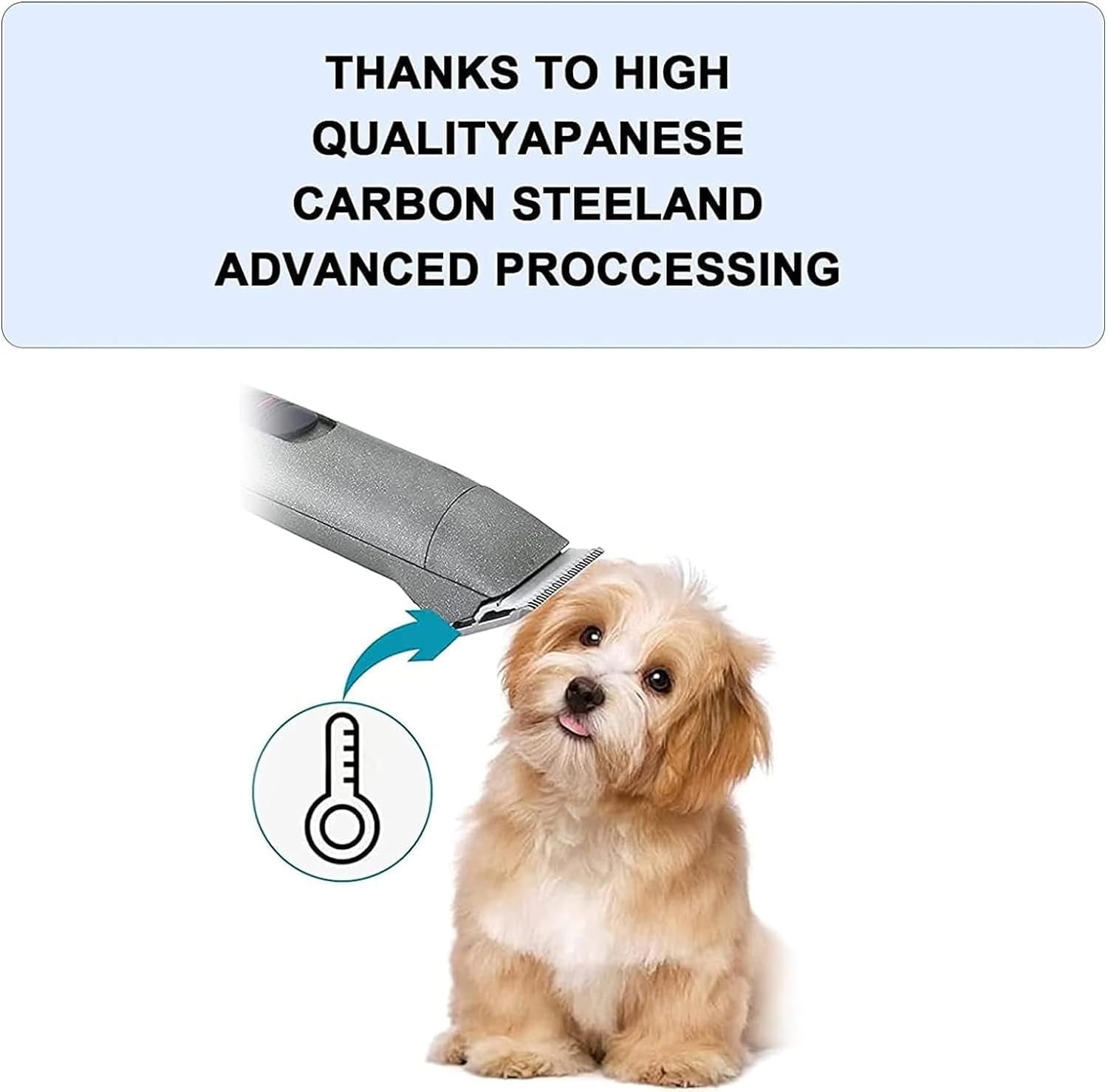 2Pcs 3/4'' Ht Dog Grooming Replacement Blades Compatible With Andis Dog Clippers,Dog Clipper Blades Compatible With Wahl Km-10 S