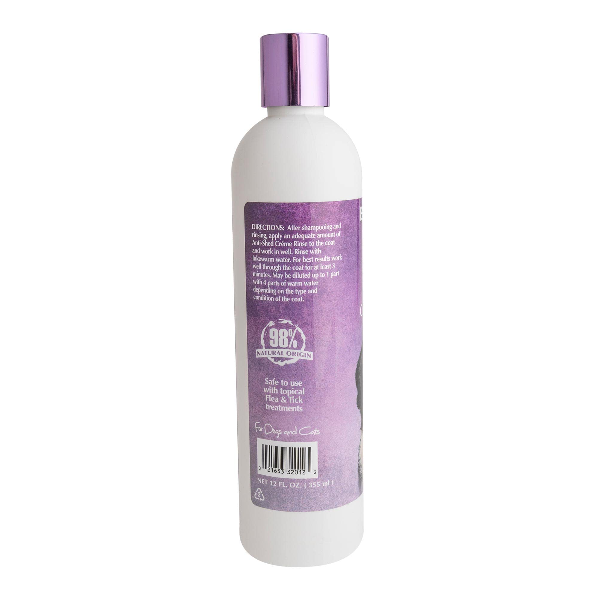 Bio-Groom Anti-Shed Deshedding Dog Conditioner ?Odor Eliminating, Anti-Shedding, Dog Bathing Supplies, Puppy Wash, Cat & Dog Grooming Supplies, Cruelty-Free, Made In Usa ?12 Fl Oz 1-Pack