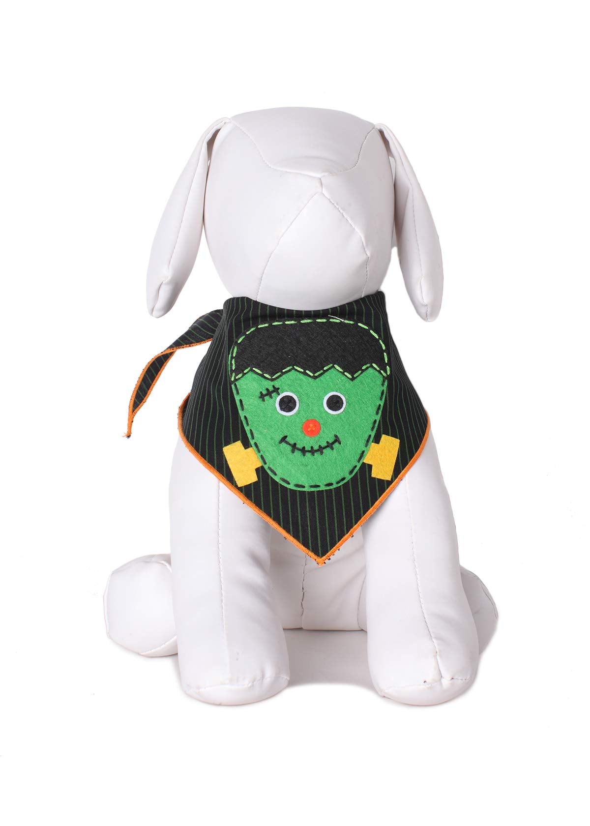 Tail Trends Halloween Dog Bandanas With Frankenstein Design Fits Medium To Large Sized Dogs - 100% Cotton…