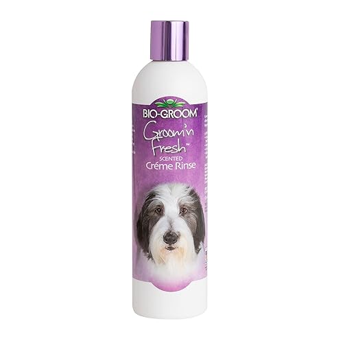 Bio-Groom Groom'N Fresh Dog Conditioner – Scented Dog Bathing Supplies, Puppy Wash, Cat & Dog Grooming Supplies For Sensitive Skin, Cruelty-Free, Made In Usa, Tearless Dog Products – 12 Fl Oz 1-Pack