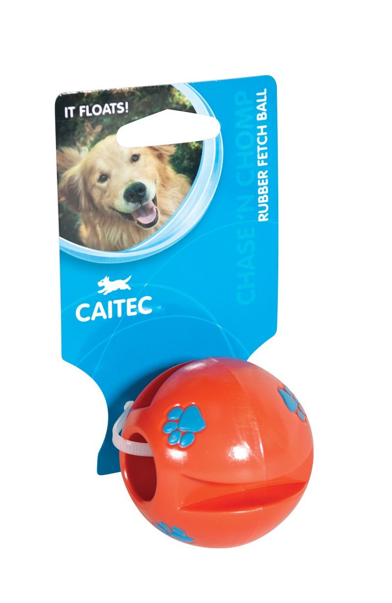 Caitec Chase N Chomp Rubber Fetch Ball