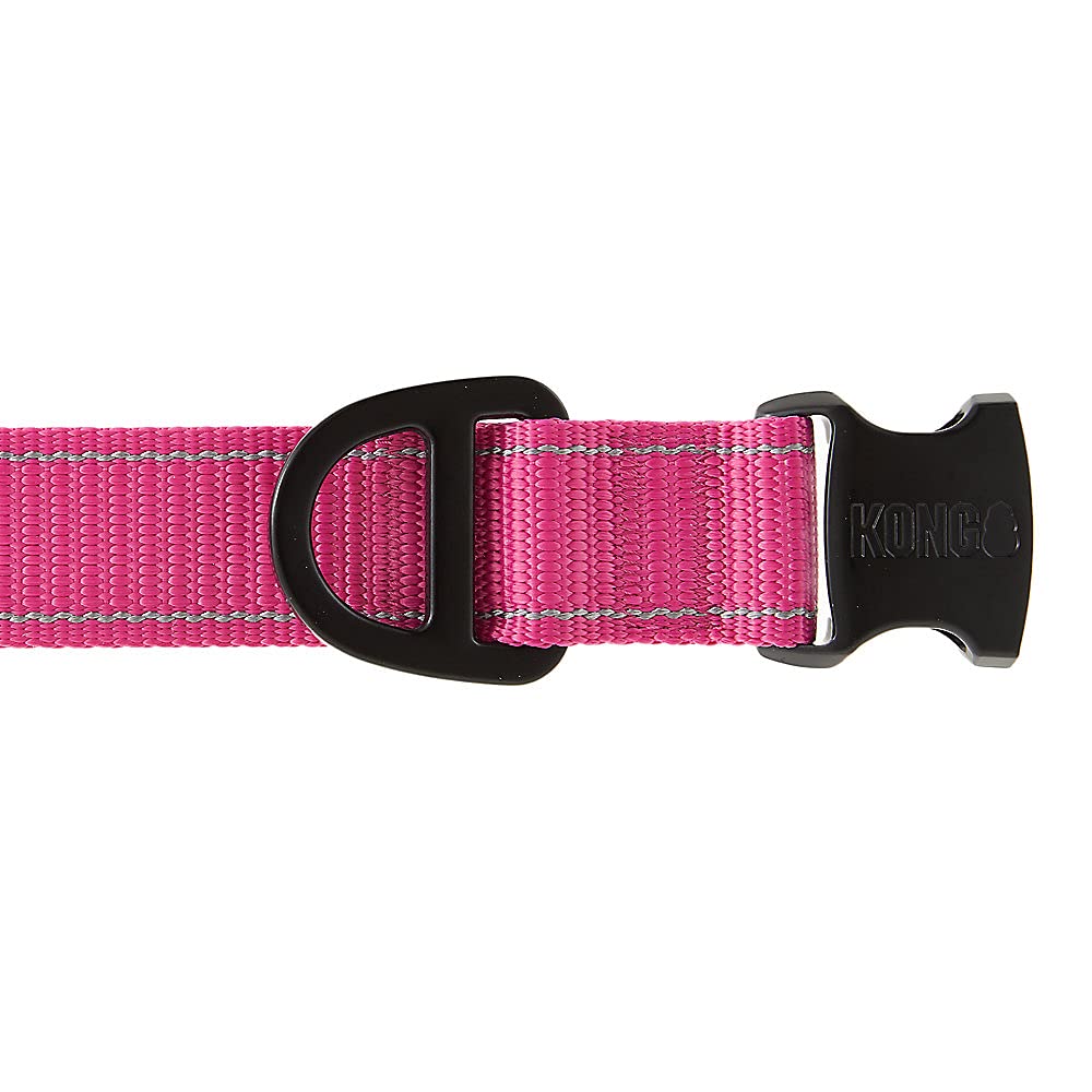 Kong Max Hd Ultra Durable Dog Collar (Xl, Pink)