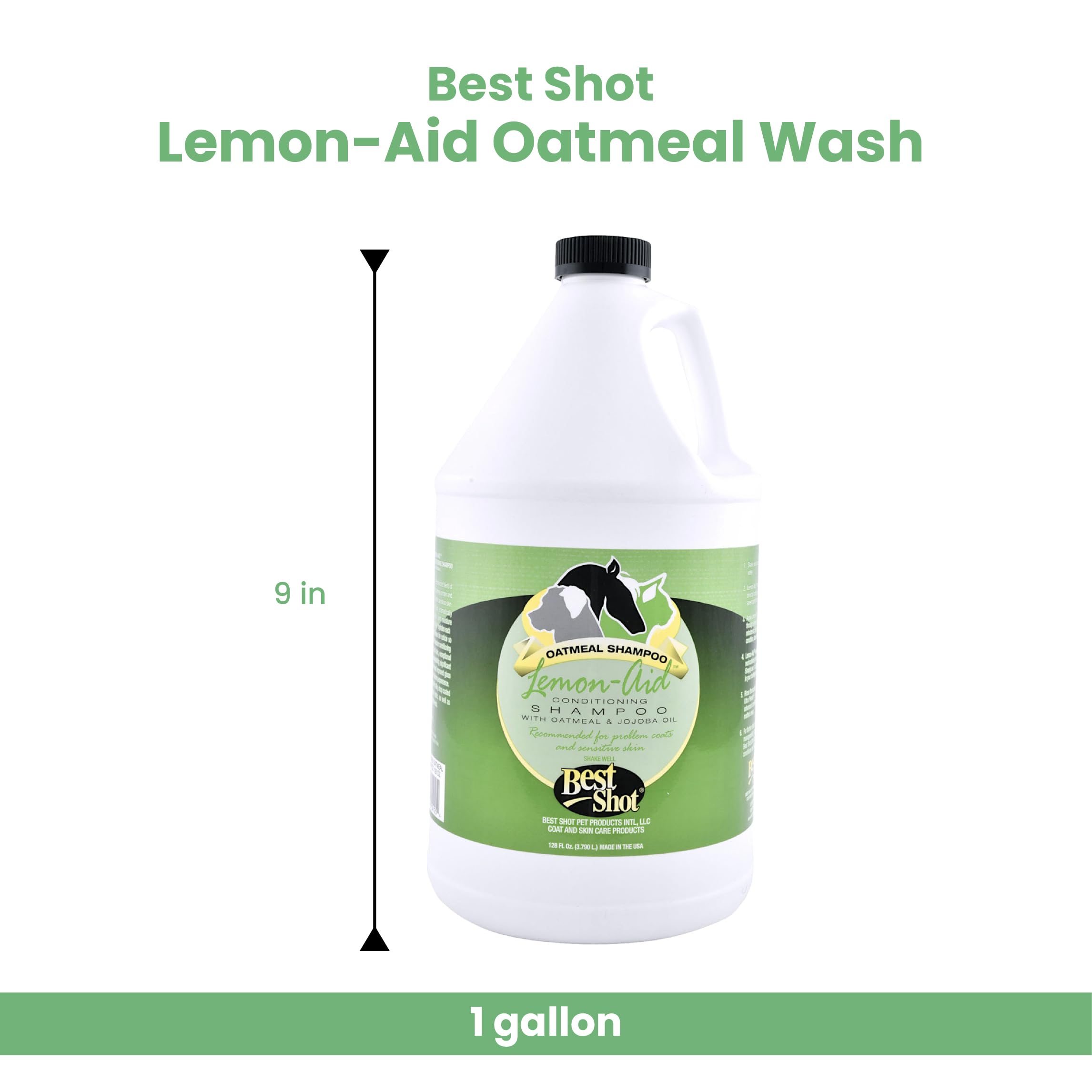Best Shot Lemon-Aid Oatmeal Wash, 1 Gallon