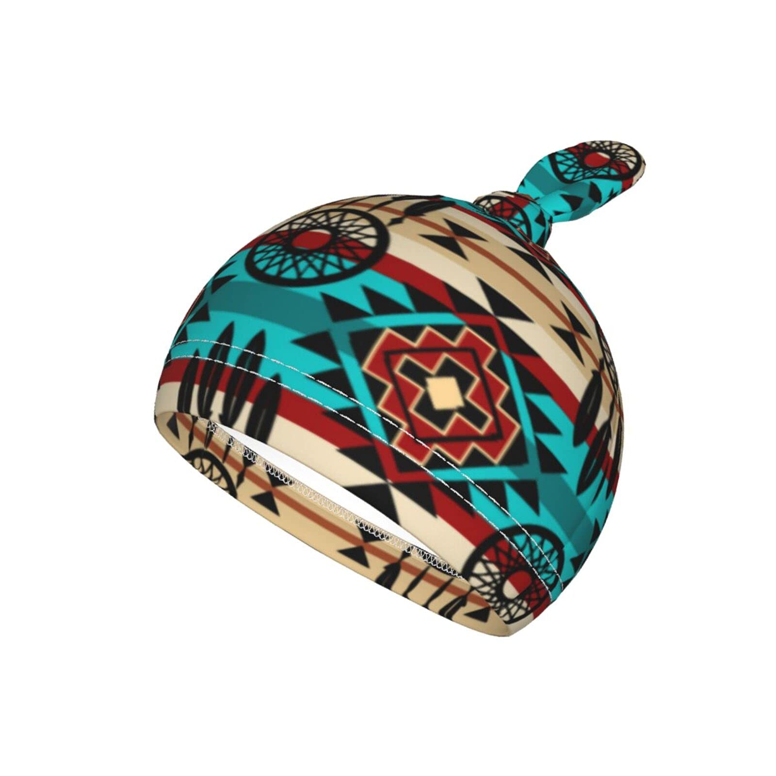 Western Baby Stuff Aztec Navajo Newborn Baby Swaddle Blanket Native American Baby Wrap Sleep Sack Soft Silky With Beanie Hat For