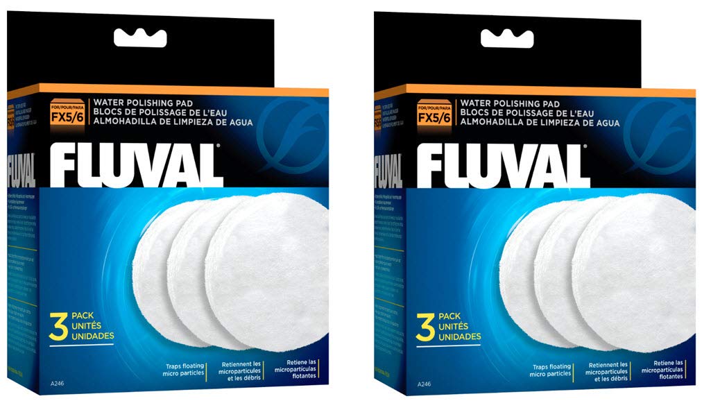 Fluval Water Polishing Pad Fx5 (3 Pack) [Set Of 2]