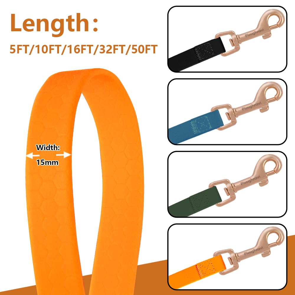 Dog Leash Waterproof Longline, Long Leash For Dogs Outdoor Training, Beach, Yard, Play, Camping, Swimming