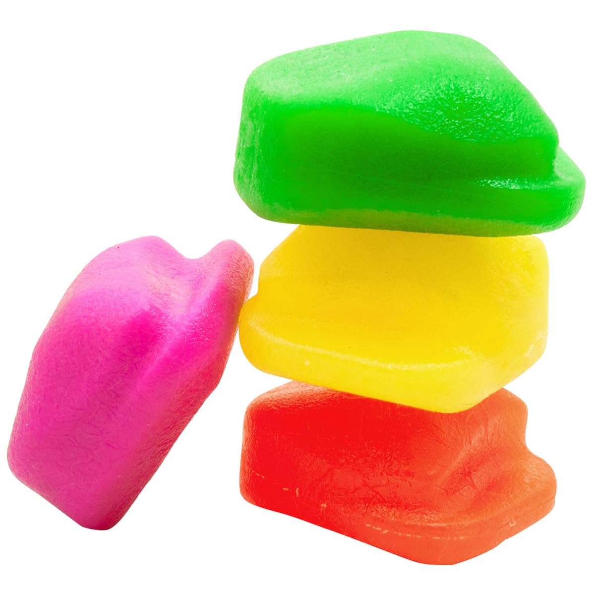 Ruff Dawg Rock - 3.5    Rubber Rock Toy- Durable, Floating, and Bouncy Fetch Toy Dogs - Safe, High-Visibility Colors for Active 
