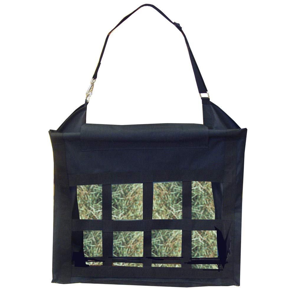 Intrepid International Deluxe Top Load Horse Hay Bag - Convenient and Durable Equine and Versatile Livestock Feeding Solution fo