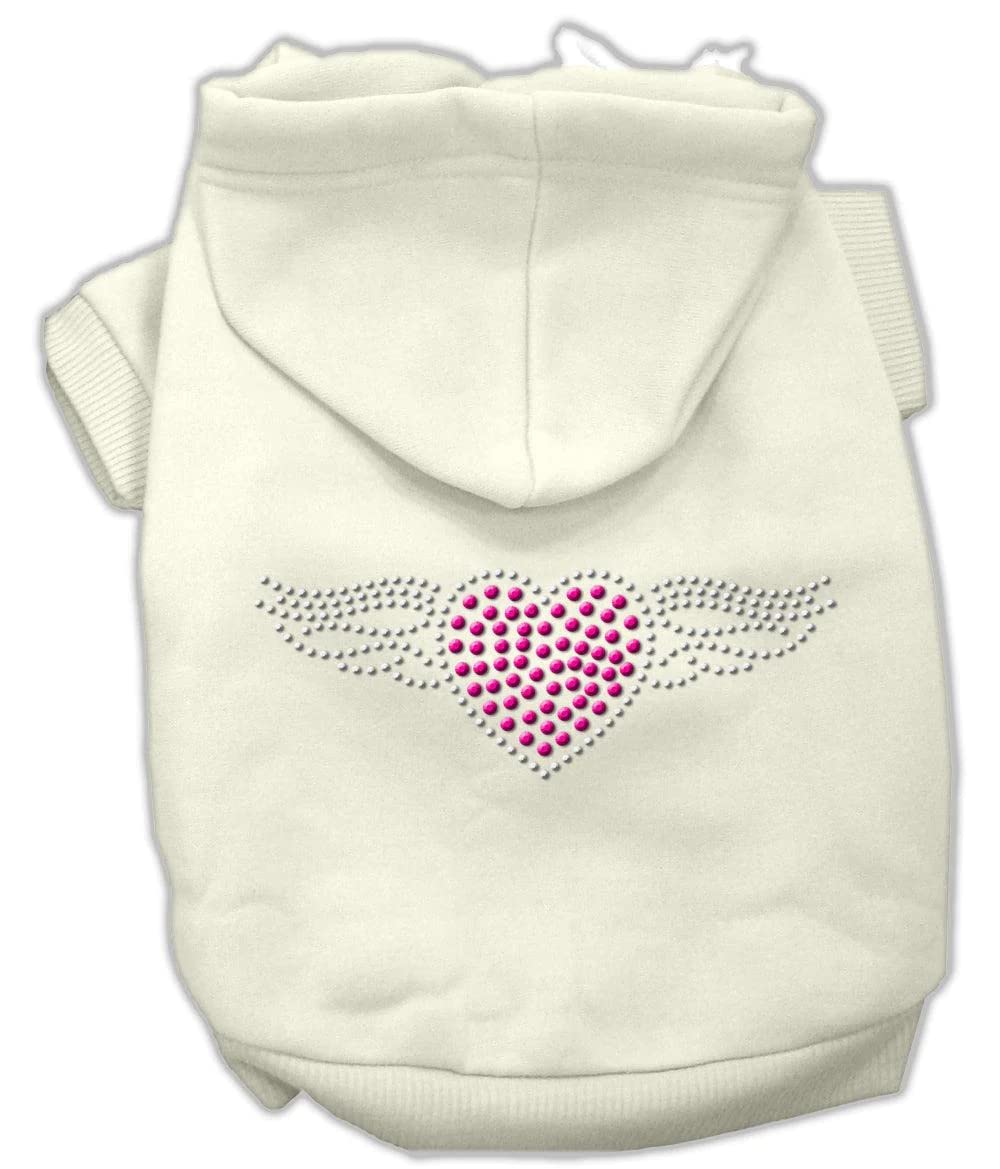 Pet, Dog & Cat Hoodie Rhinestone, "Aviator" Black 3XL (25-35 lbs.)