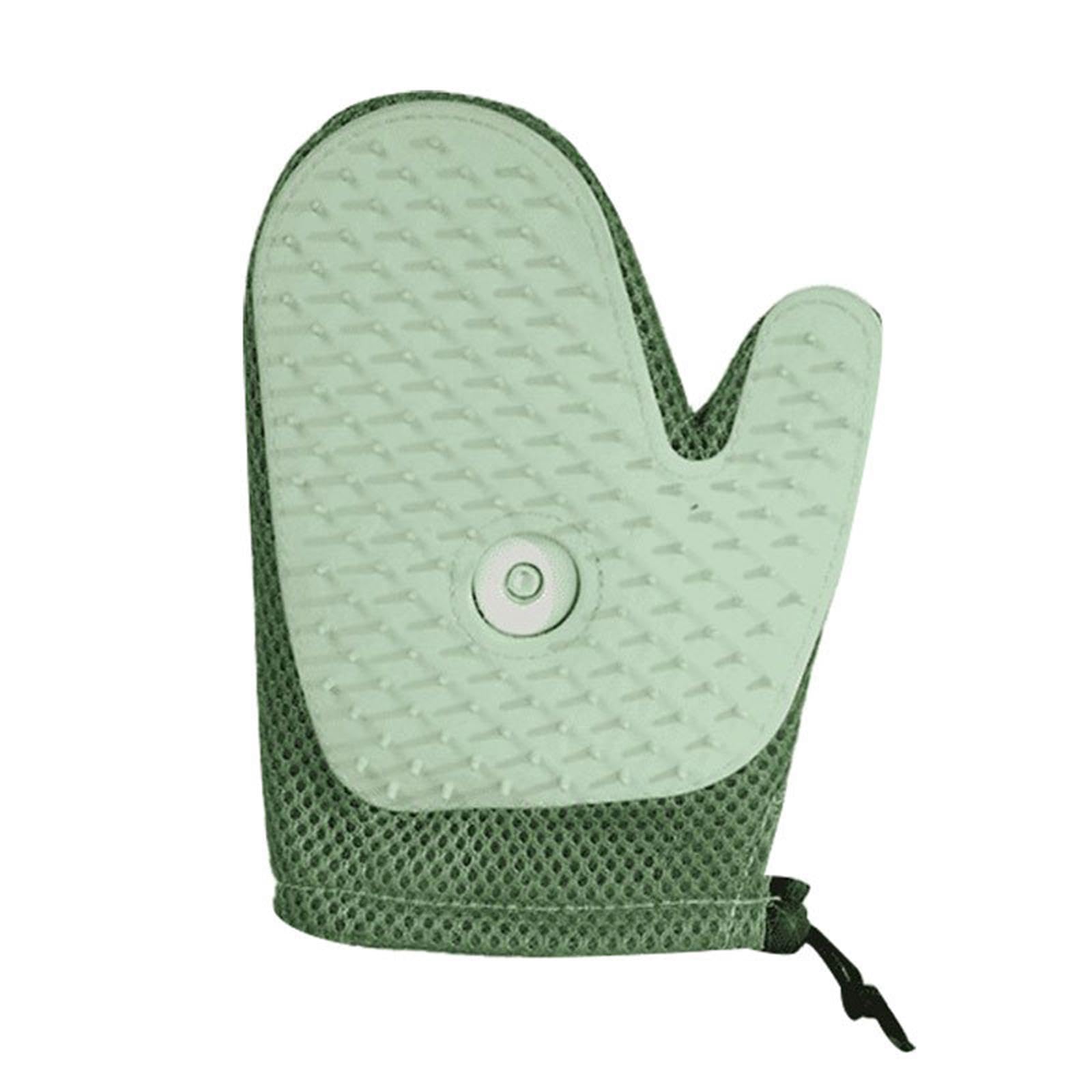 Calandis Pet Grooming Glove With Spray Comb Efficient Right Hand Detangling Pin Brush Green | Brushes, Combs & Rakes | Grooming 