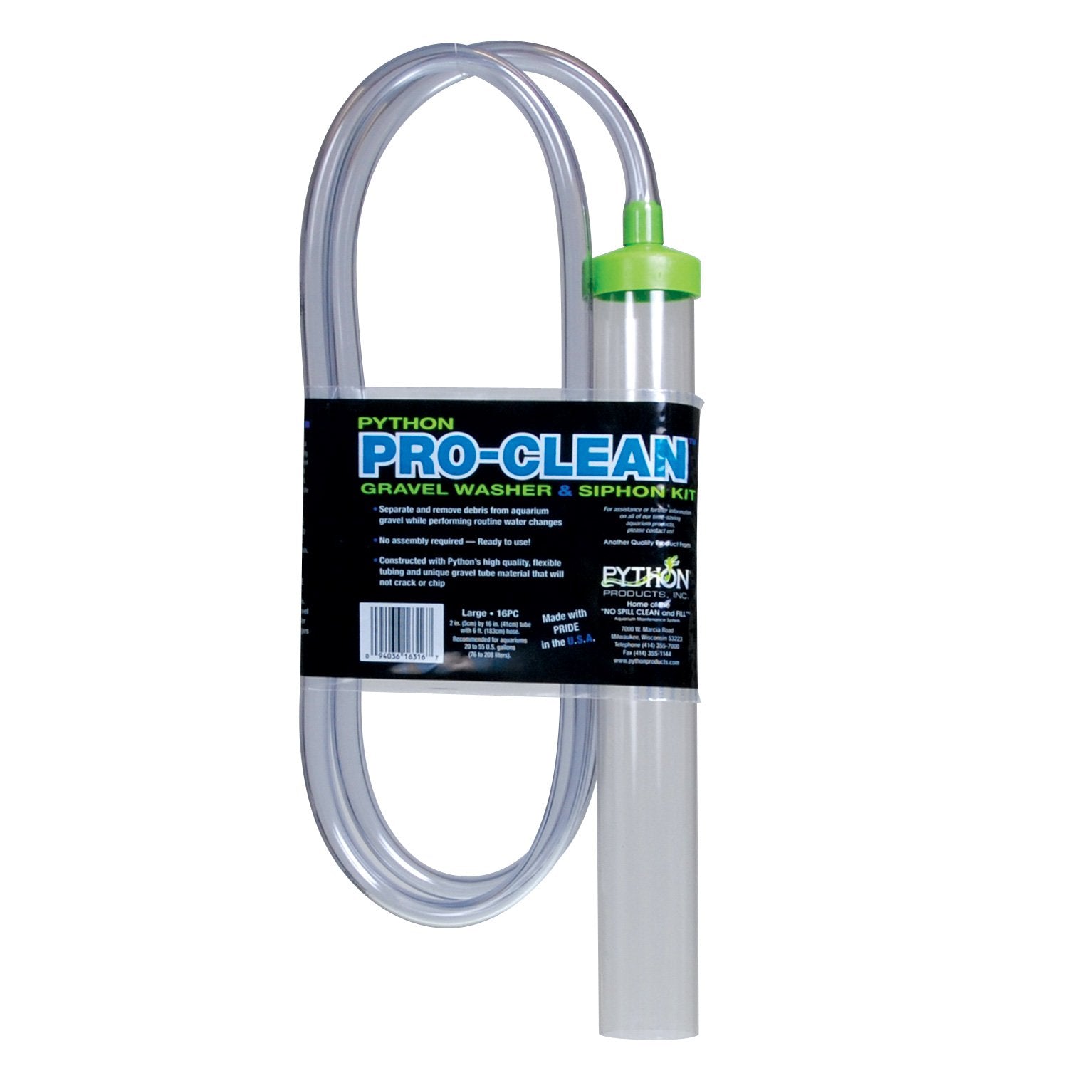 Python Pro-Clean Aquarium Gravel Washer & Siphon Kit, Large