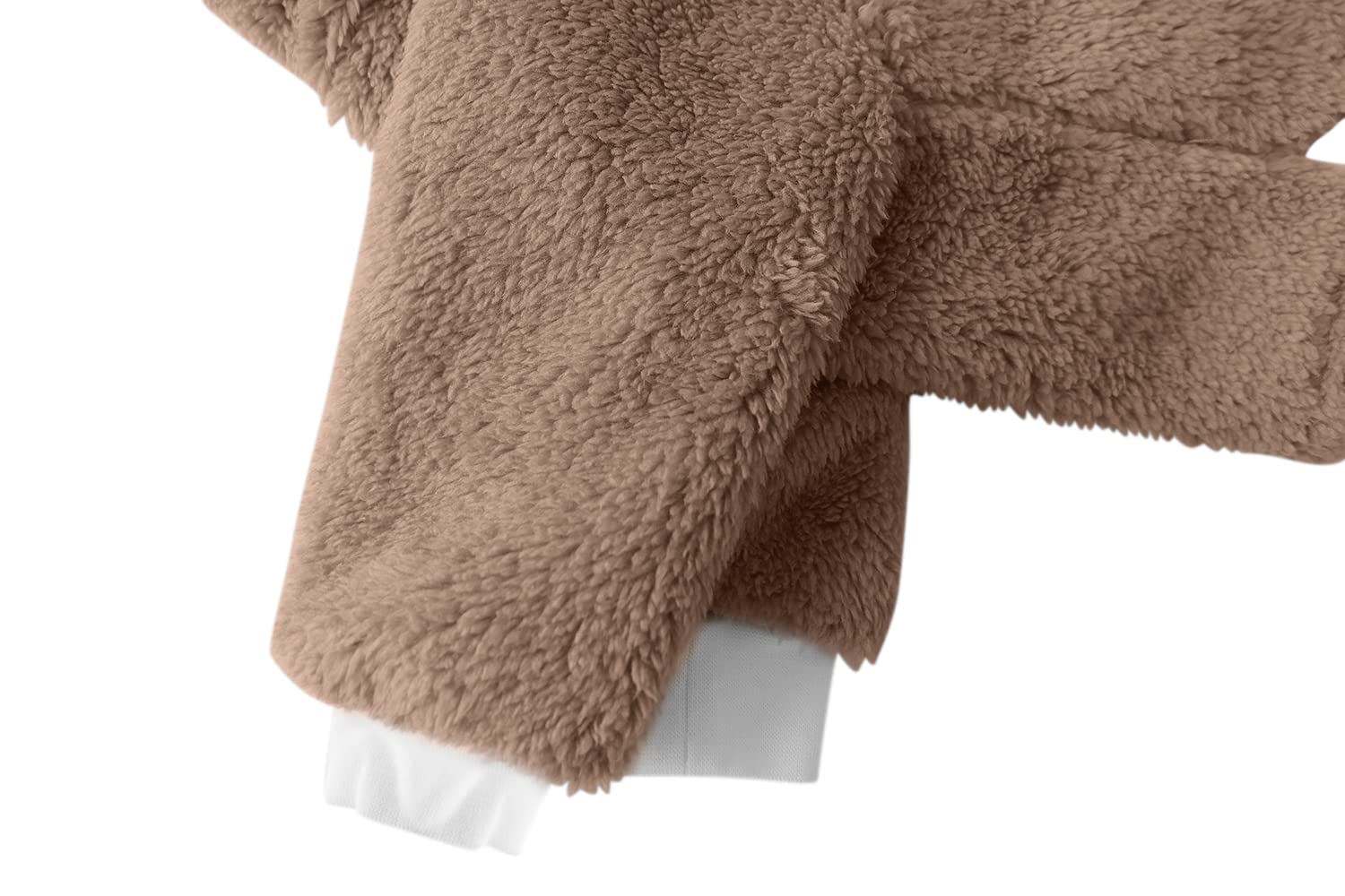 Esobo Winter Dog Coat Jacket - Warm Four-Legged Sweater for Small Medium Large Dogs, X-Small, Brown