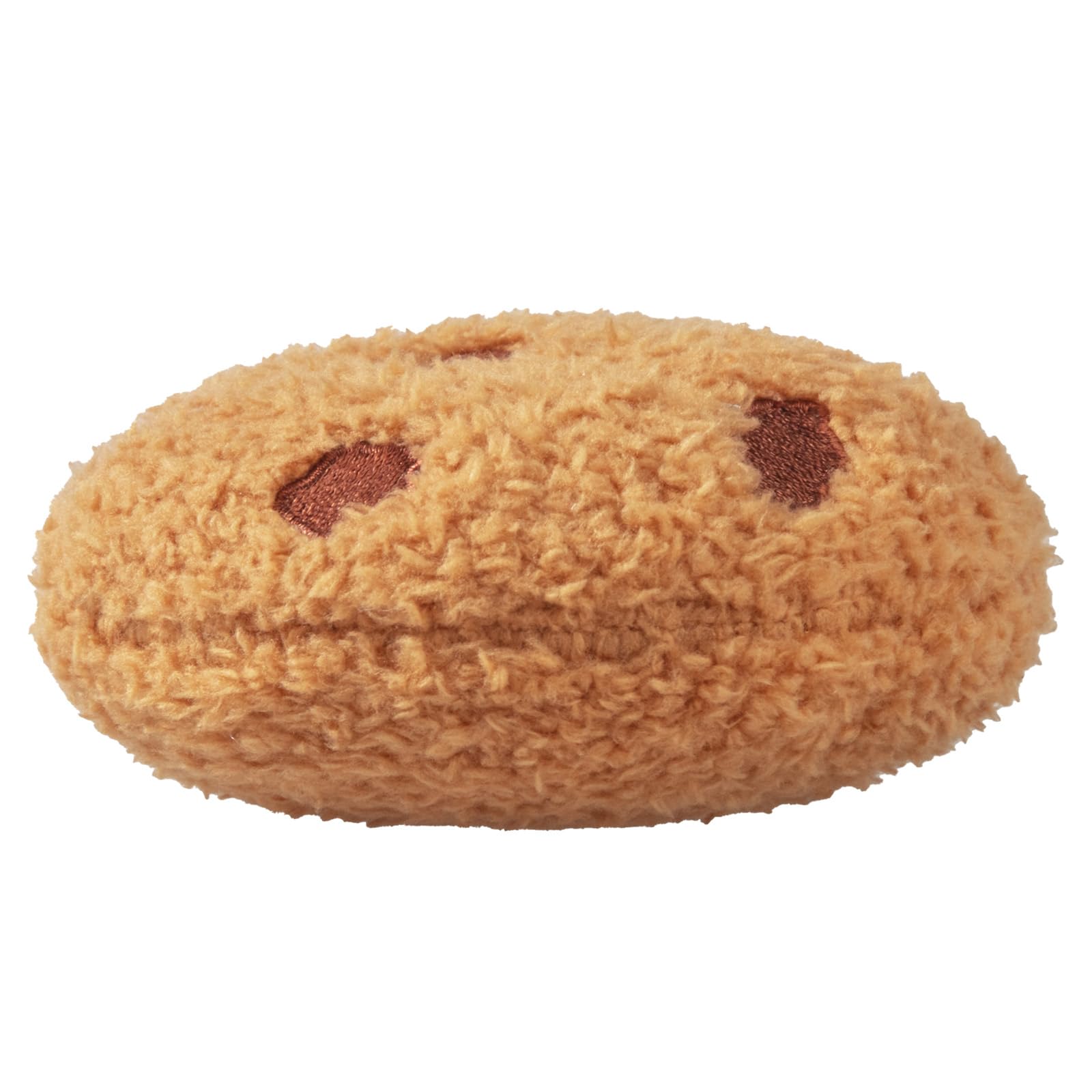 Ushang Pet Dog Cookies Toys - Plush Chew Squeaky Toy for Small & Medium Dogs - Tan - Model DOG-BIRTHDAY-TOY