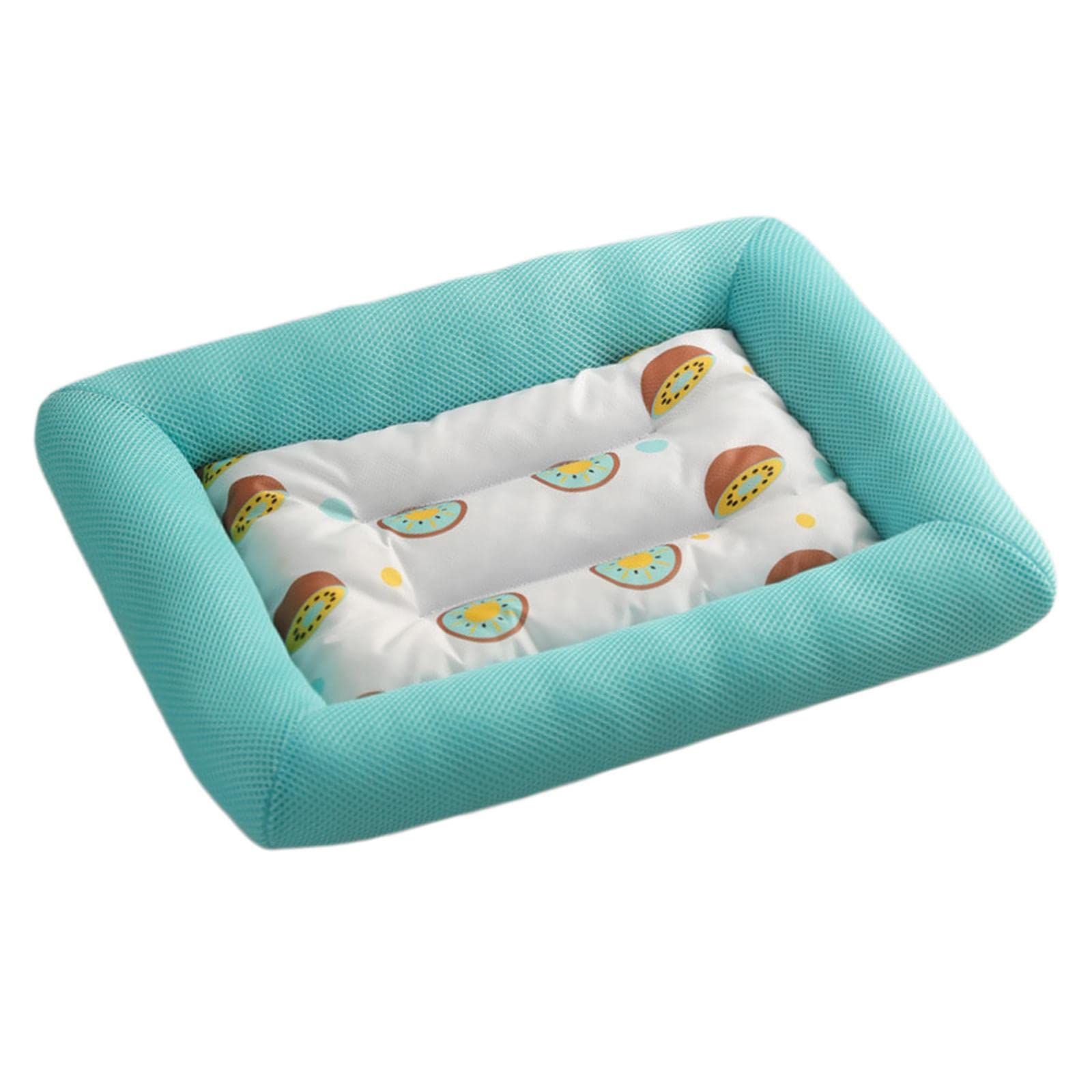 VELURA Dog Mat Pets Self Cooling Mattress Pad Sleeping Cushion Green 45x37CM 5kg|1 Piece Dog Cooling Mat|Beds| Dog Supplies |Pet