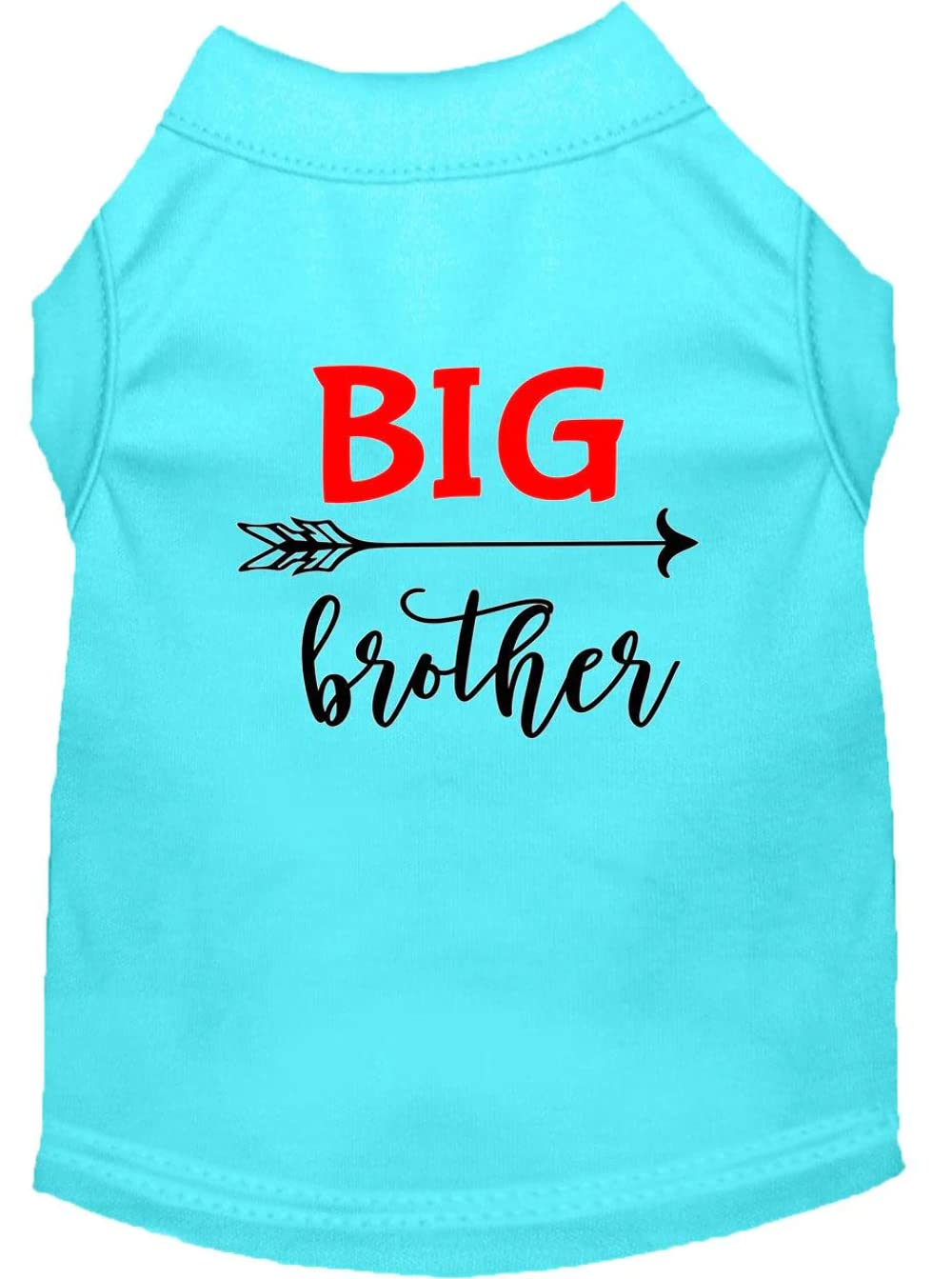 Pet Dog & Cat Shirt Screen Printed, "Big Brother" Purple 2XL (20-25 lbs.)