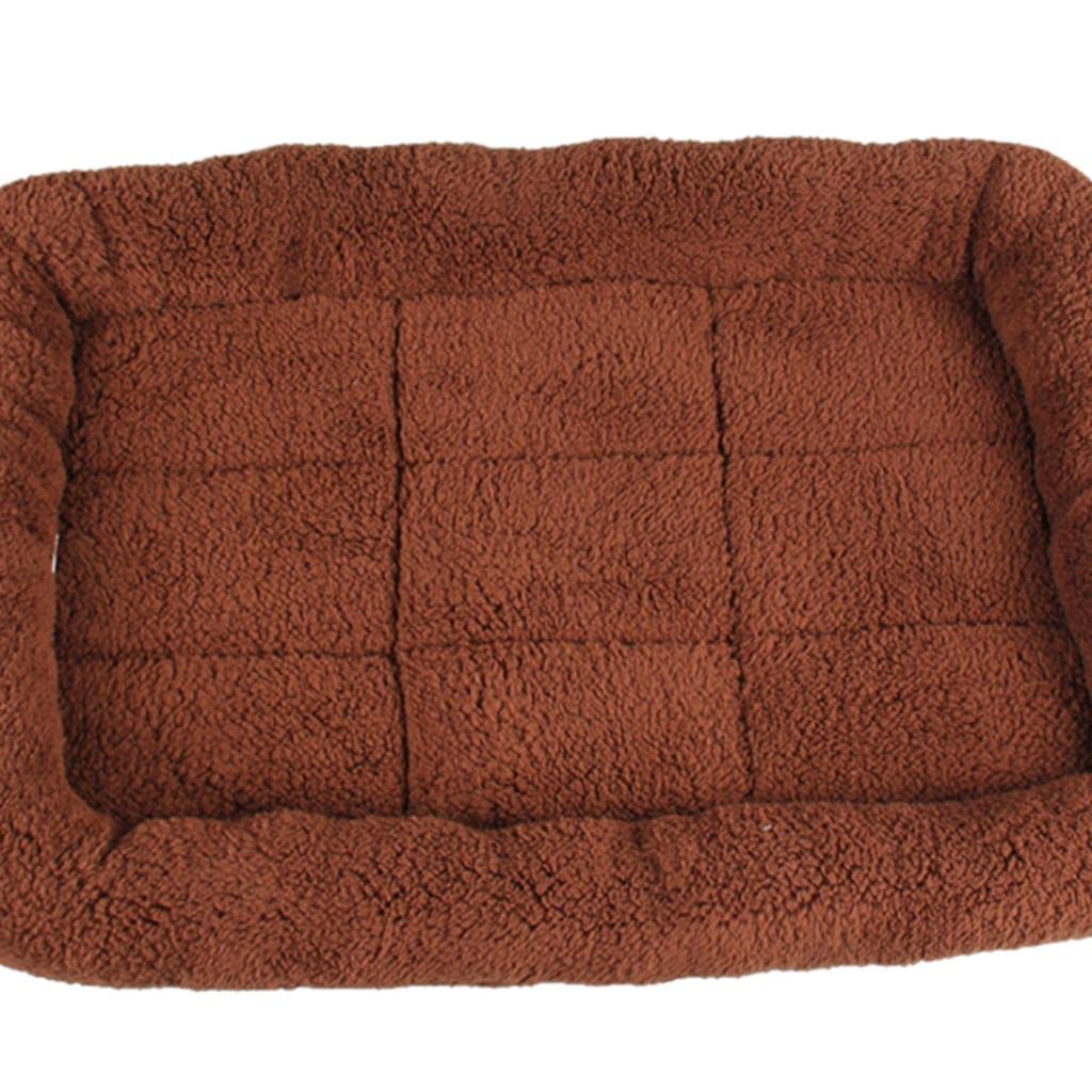 APIRILY Super Soft Washable Pet Cat Dog Cushion Sleeper Mat Warm House Pad S Brown | Pet Supplies | Cat Supplies | Beds