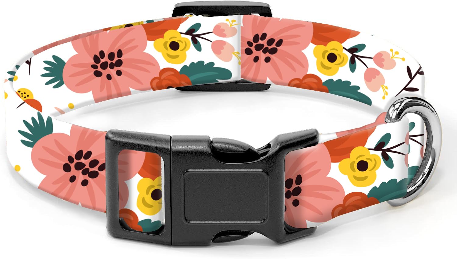 Sxboxing Dog Collar, Cute Dog Collar For Small Medium Large Dogs, Personalized Adjustable Soft Pet Collars With Quick Release Bu