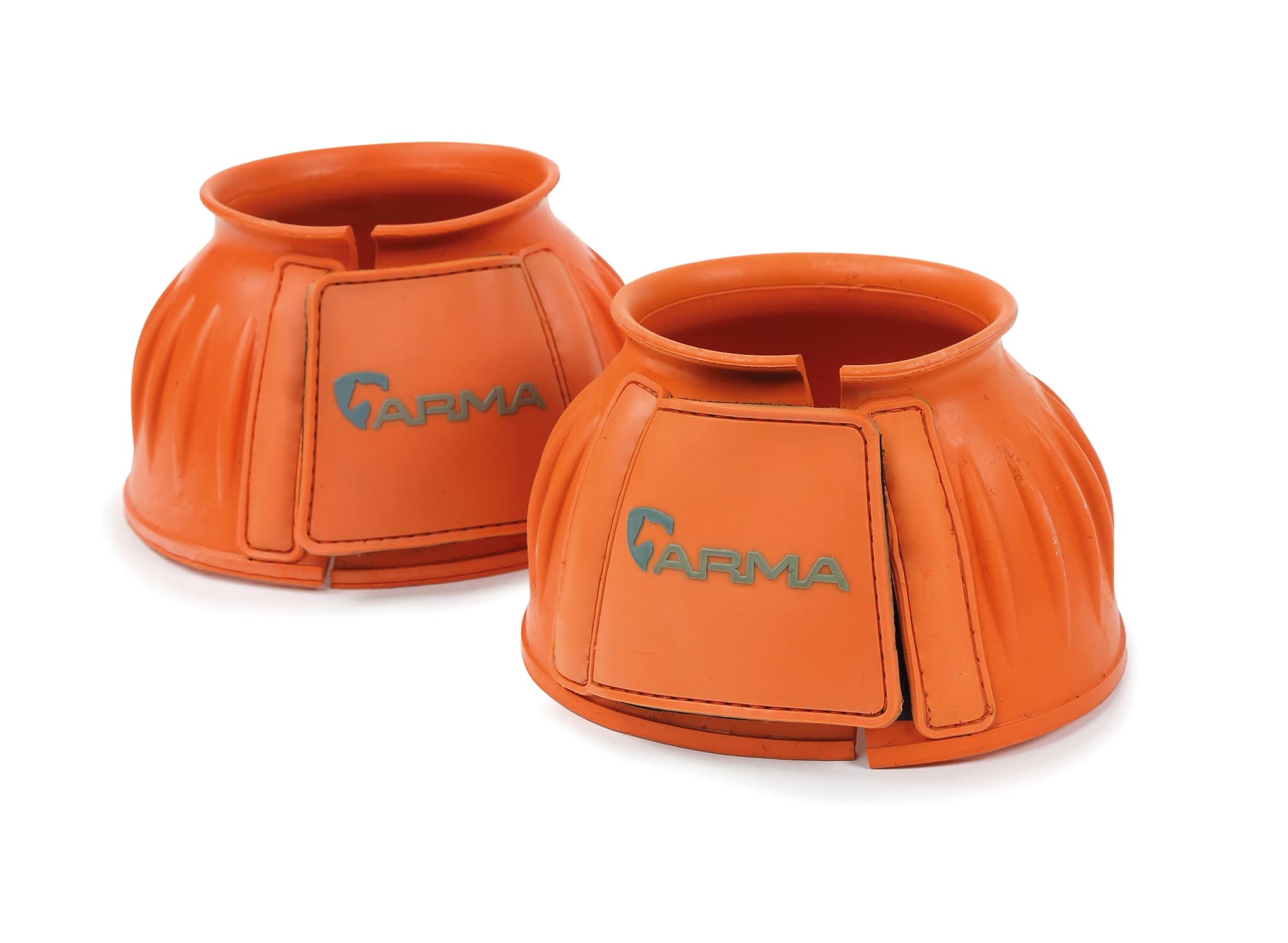 Shires Arma Over Reach Horse Bell Boots (Orange, Xx-Full)