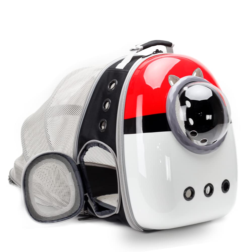 Back Expandable Cat Carrier Backpack, Backpack For Cats Kitten Small Puppy, Airline Approved Cat Bubble Backpack, Space Capsule 