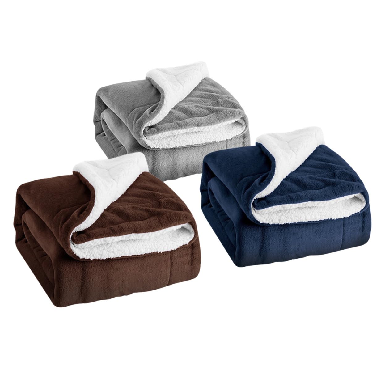 JECOMPRIS Thickened Pet Blanket Lamb Fur Sherpa Fleece Bedding Couch Throw Quilted Solid Bed Blanket Fleece Ornament