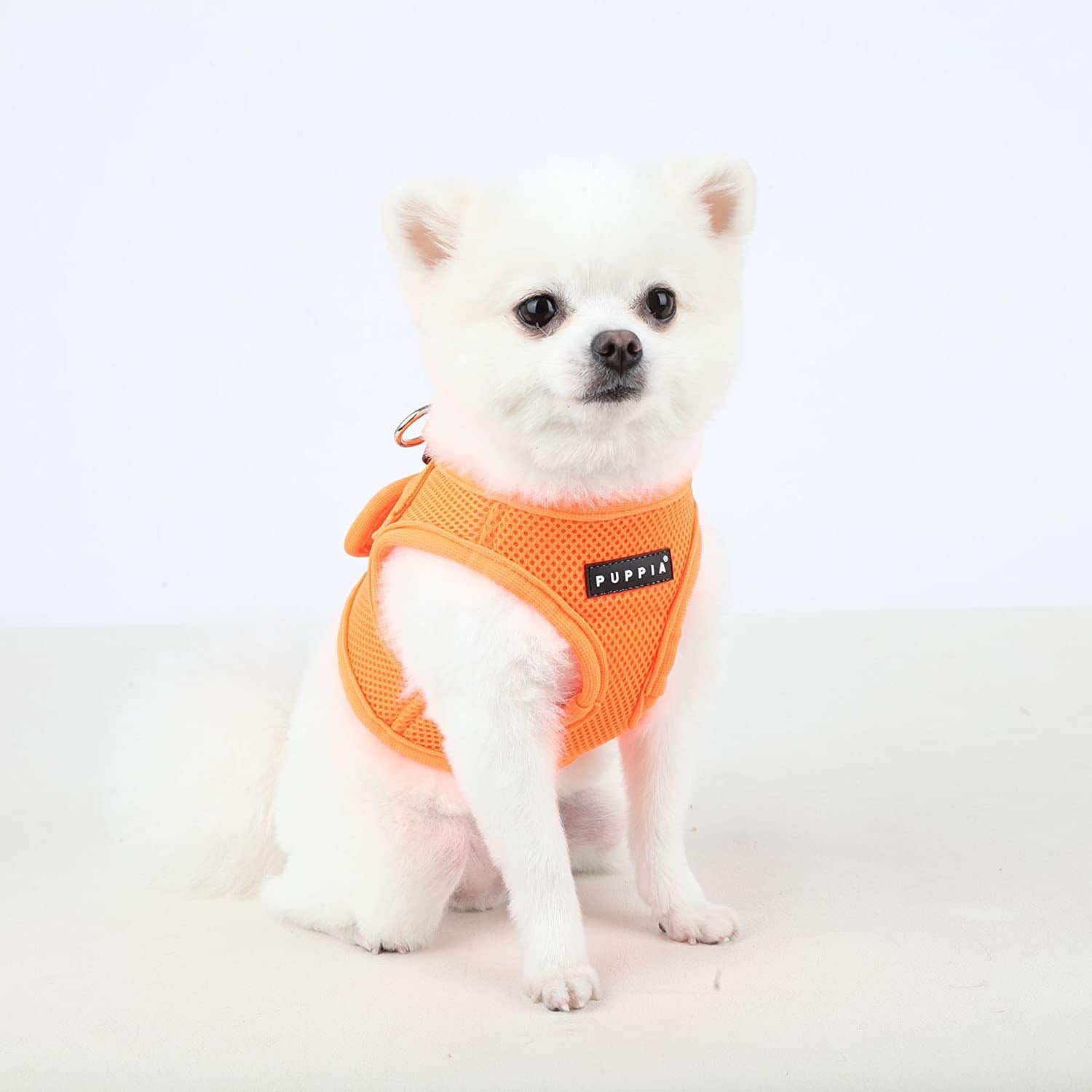Puppia Neon Soft Vest Harness B, X-Large, Orange