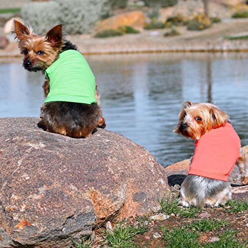 Doggie Design Cotton Dog Tank (Coral, S)