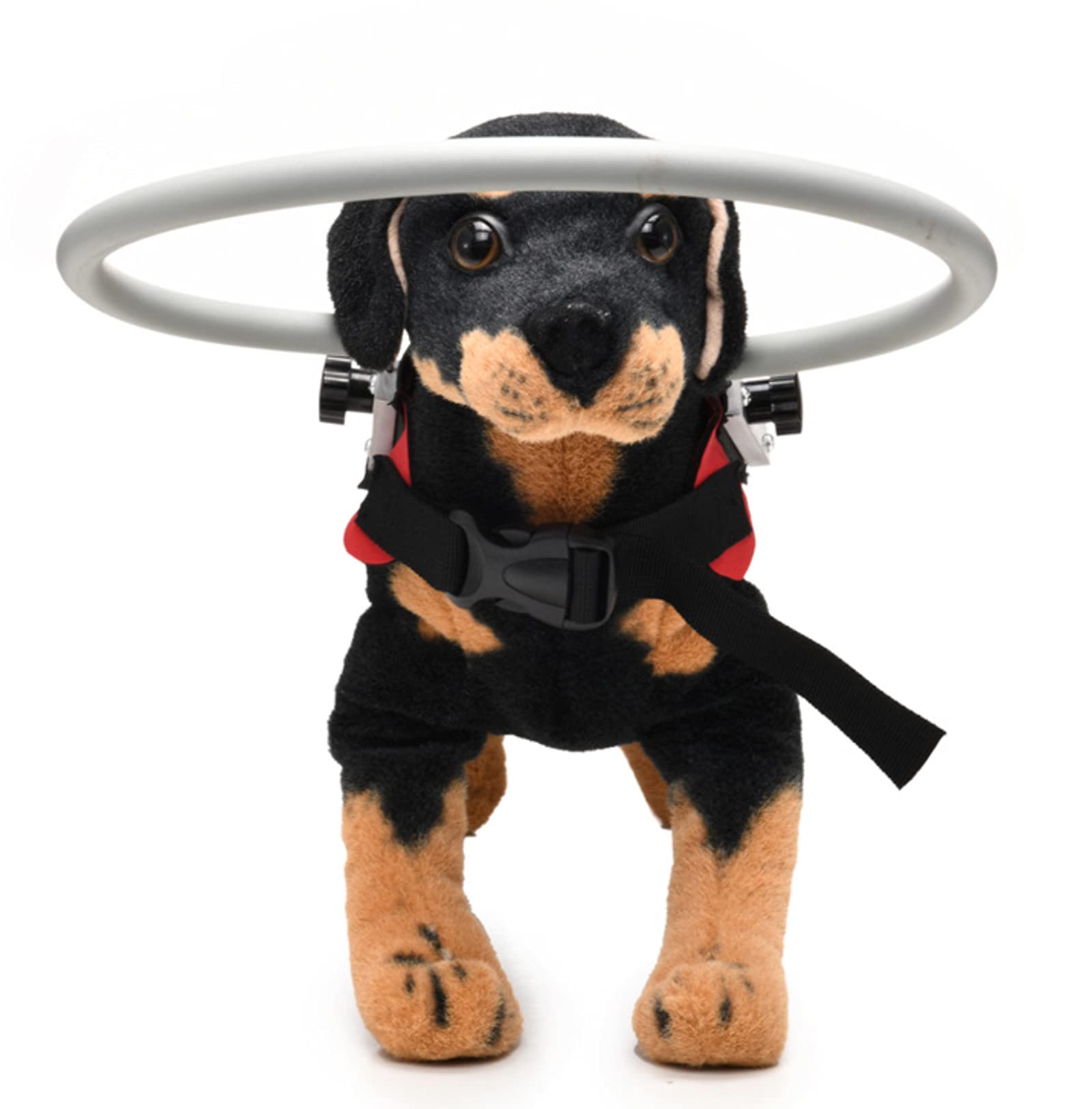 Ring Harness For Dog, Adjustable Dog Ring, Bumper Guards For Dogs Red Small