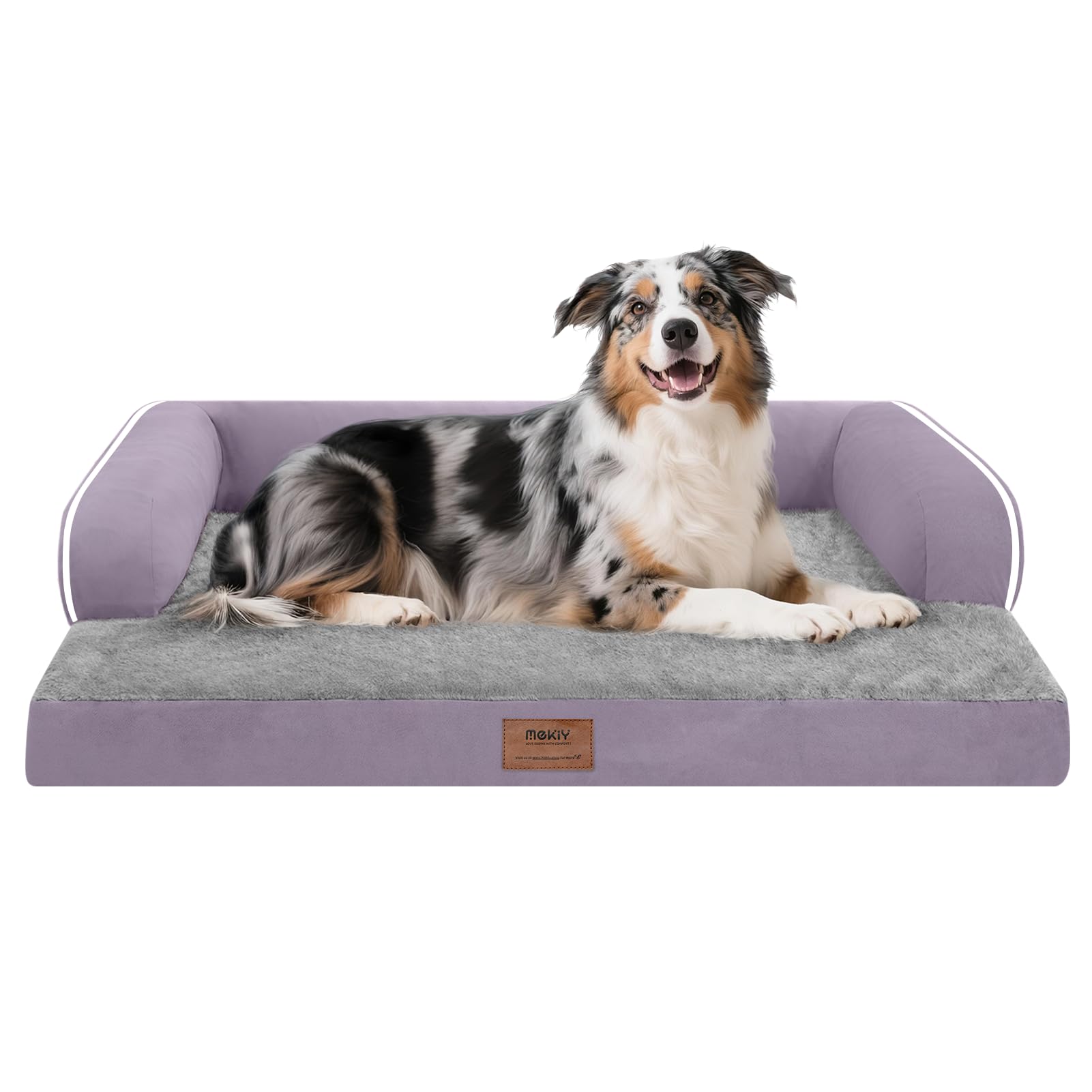 Extra Large Dog Bed-Orthopedic Waterproof XL Dog Bed for XLarge Extra Big Dogs - Foam Couch Sofa Washable with Removable Cover-P