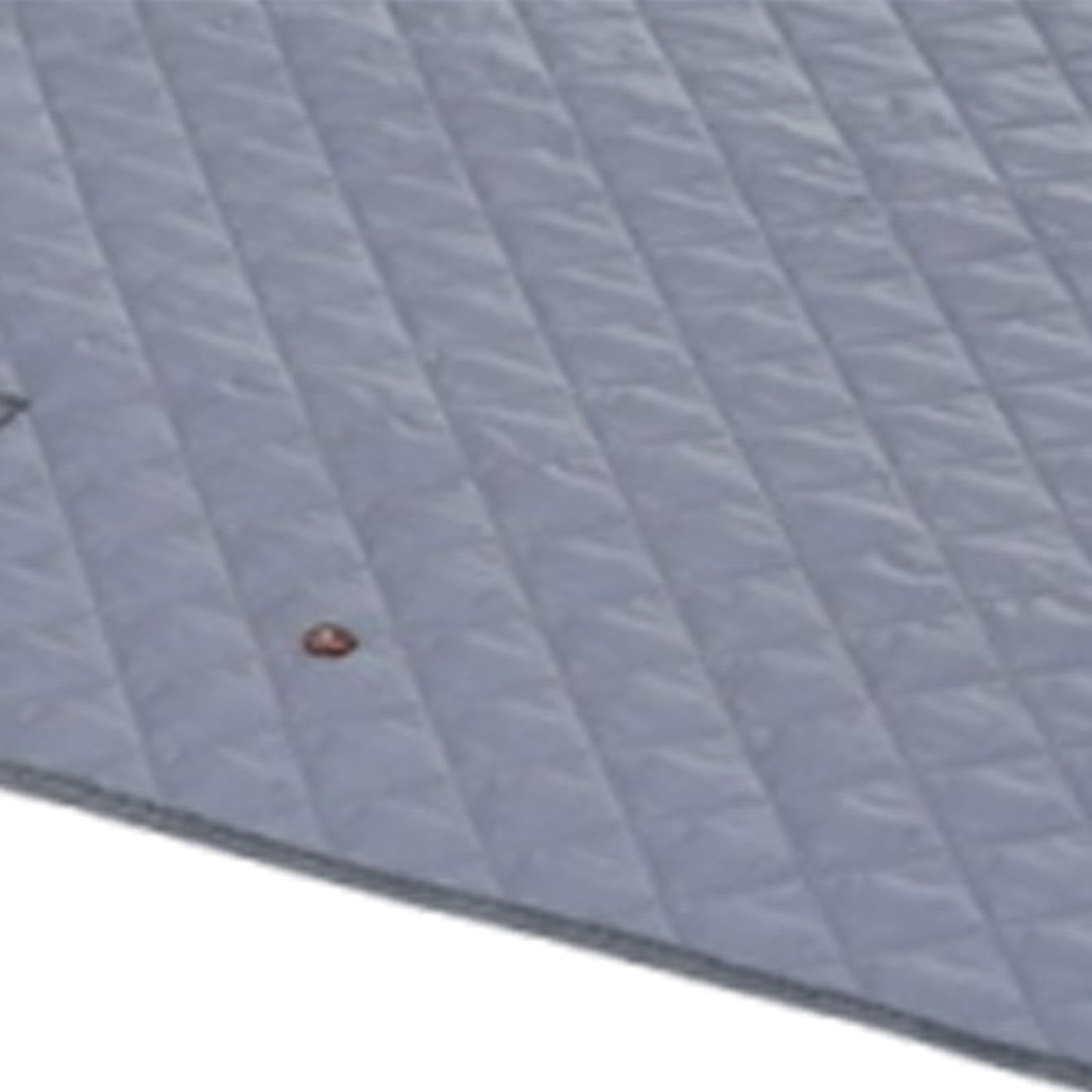 SNAPPSY Pet Mat Furniture Protection Indoor Outdoor for Food Water Reusable Door Pad L Gray