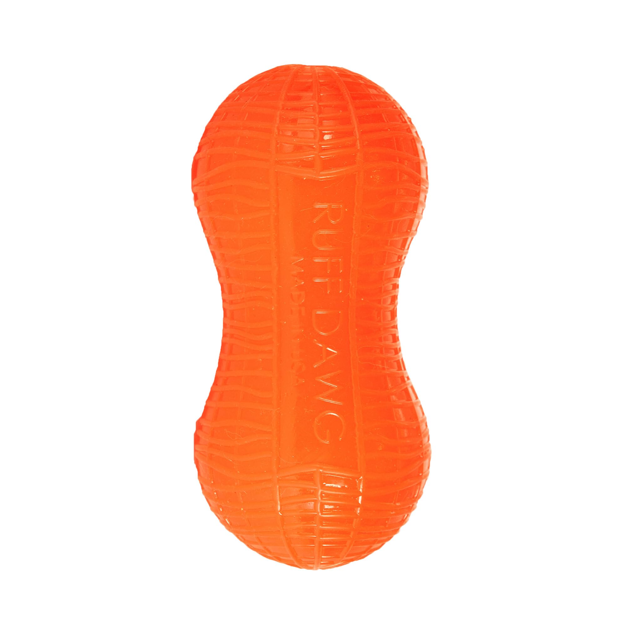 Ruff Dawg Wee-Nut Crunch Rubber Dog Toy Assorted Neon Colors