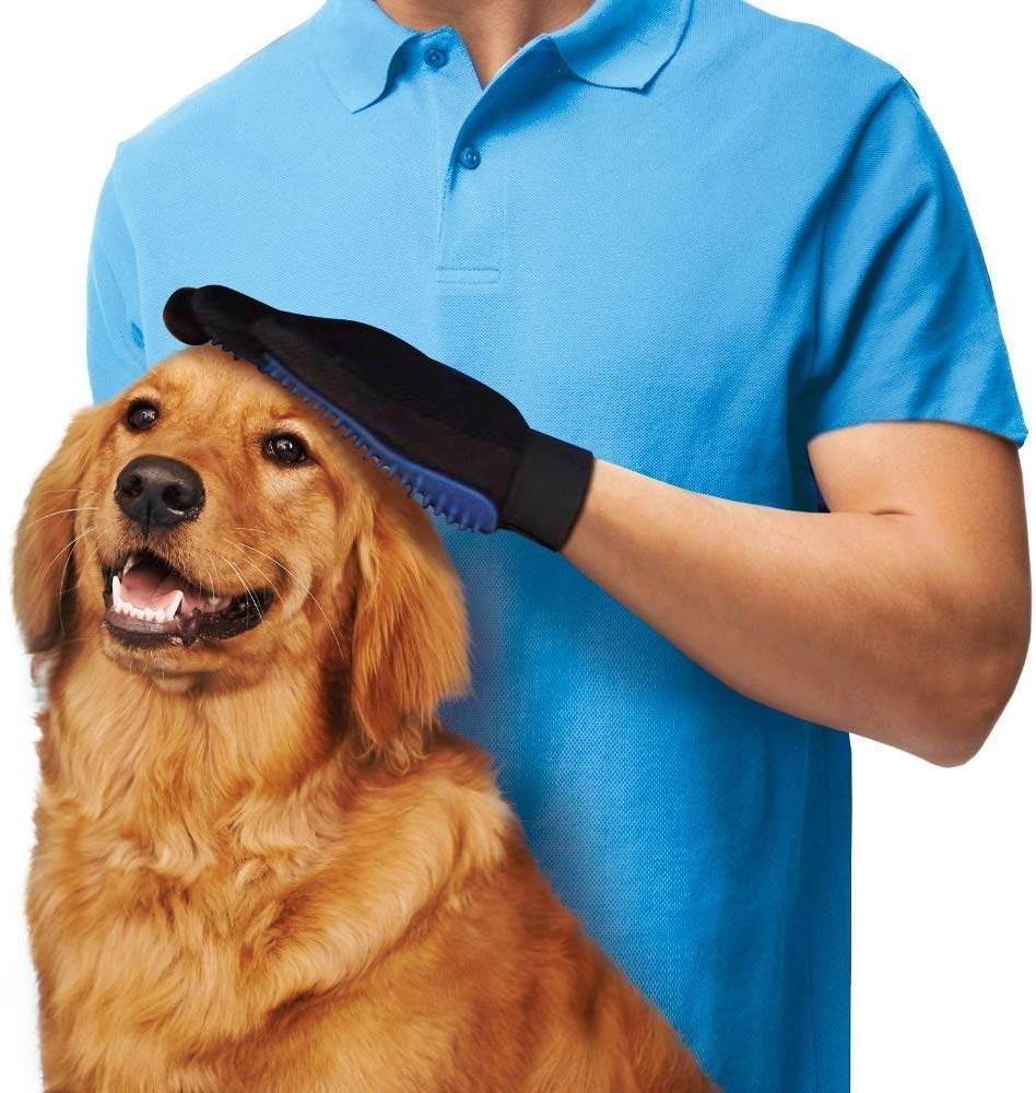 Anugrah Mart The Best Pets Grooming Dog Bath Glove, Deshedding,Massaging, Grooming Glove, For Dogs And Cats And Horse And Rabbit