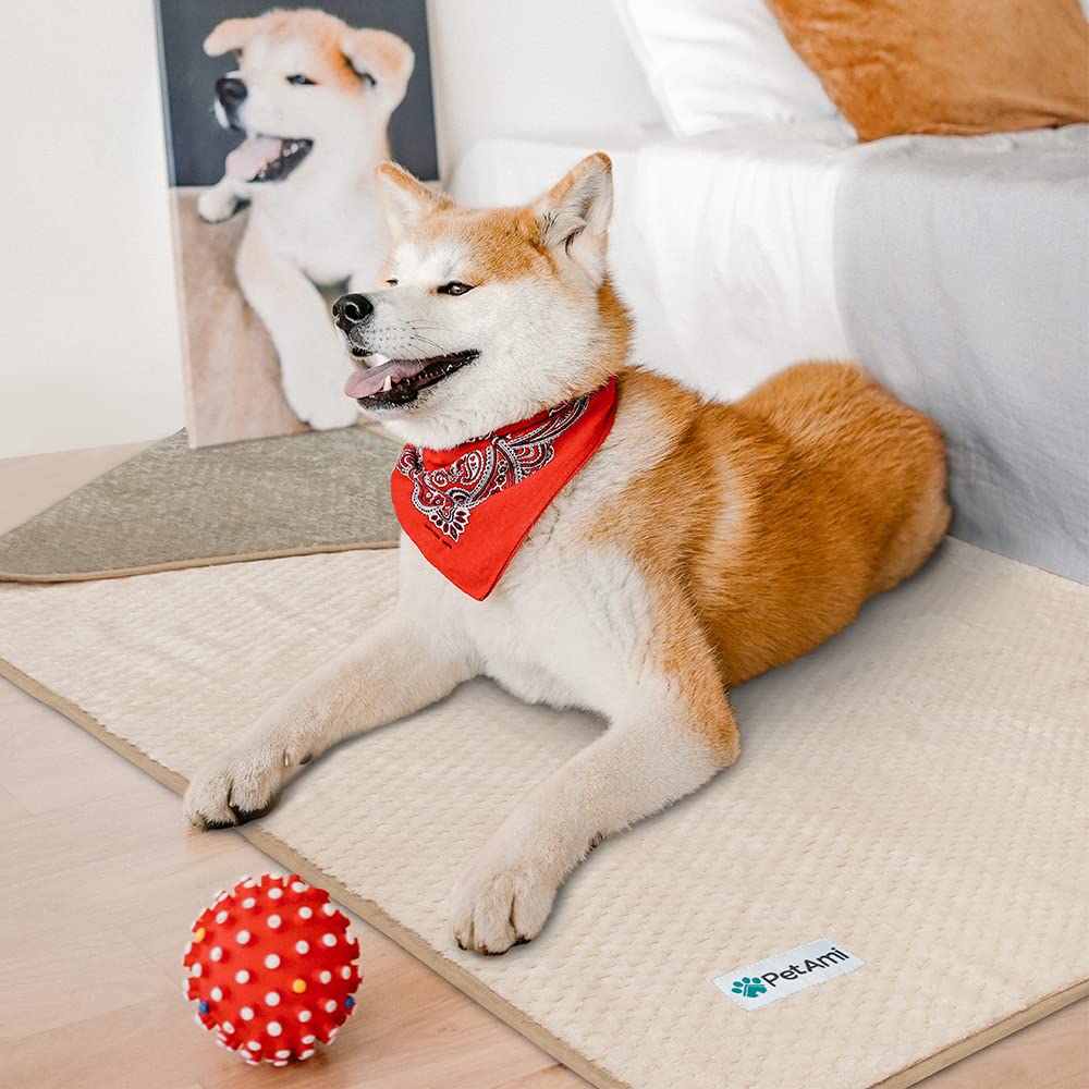 PetAmi Waterproof Dog Blanket, Leakproof Puppy Blanket for Small Medium Dog, Furniture Sofa Couch Cover Protector, Fleece Pet Th
