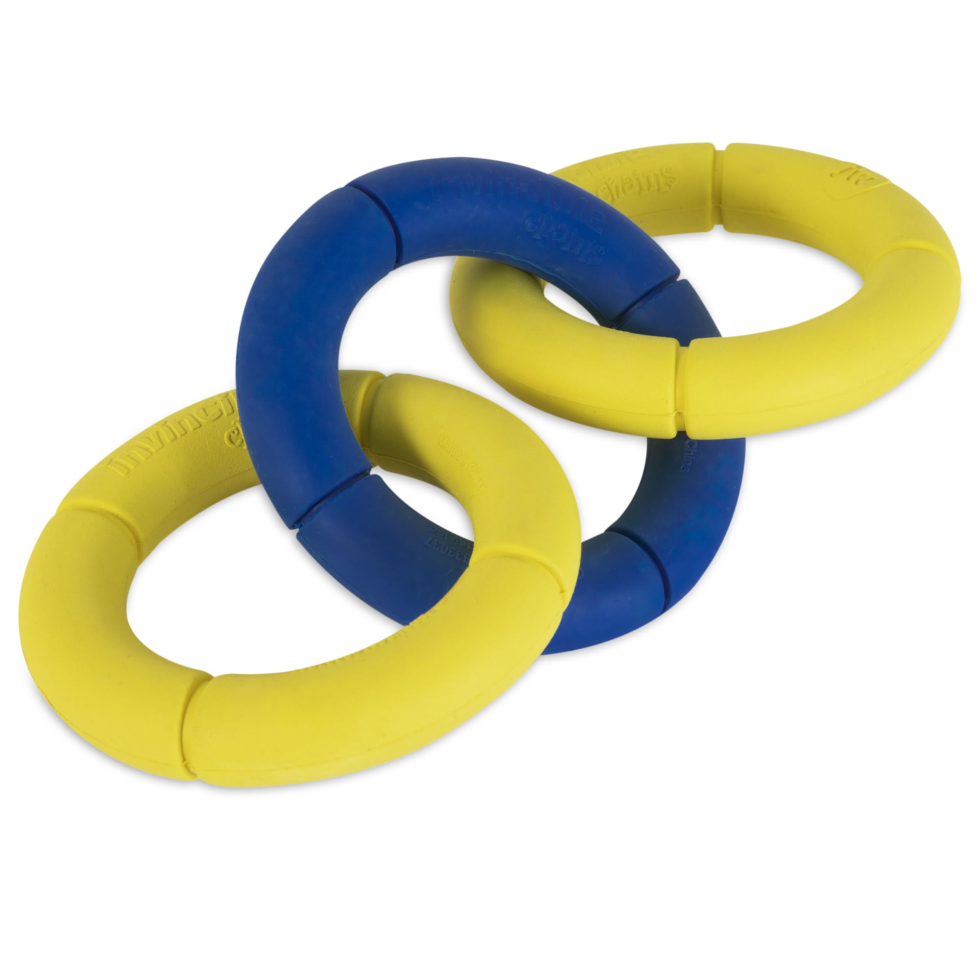 JW Invincible Chains, Small - Multi Color, Natural Resilient Rubber, Model 43132