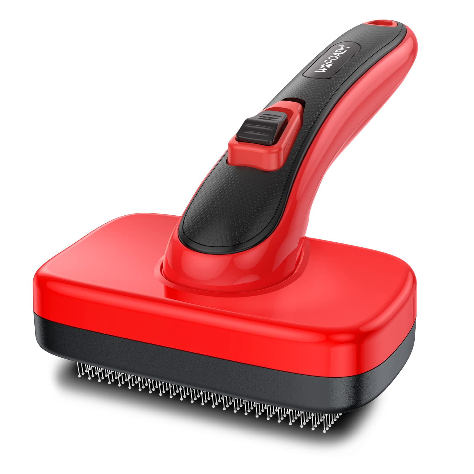 Wopqaem Self Cleaning Slicker Brush For Shedding Long Short Haired Dogs & Cats, Remove Loose Tangling Knot Undercoat Fur Mats, G