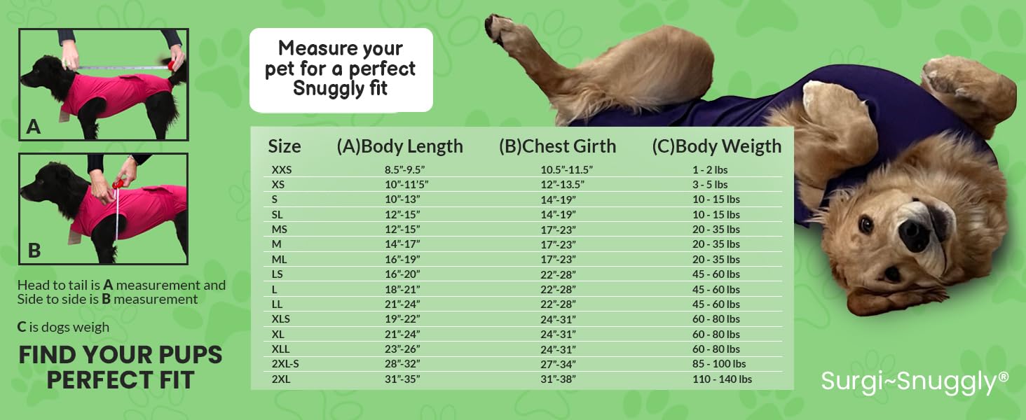 Surgi~Snuggly Washable Disposable Dog Diapers Keeper - for Male and Female Dogs - Wrap Around Legs for Superior Fit - Fits (LS -