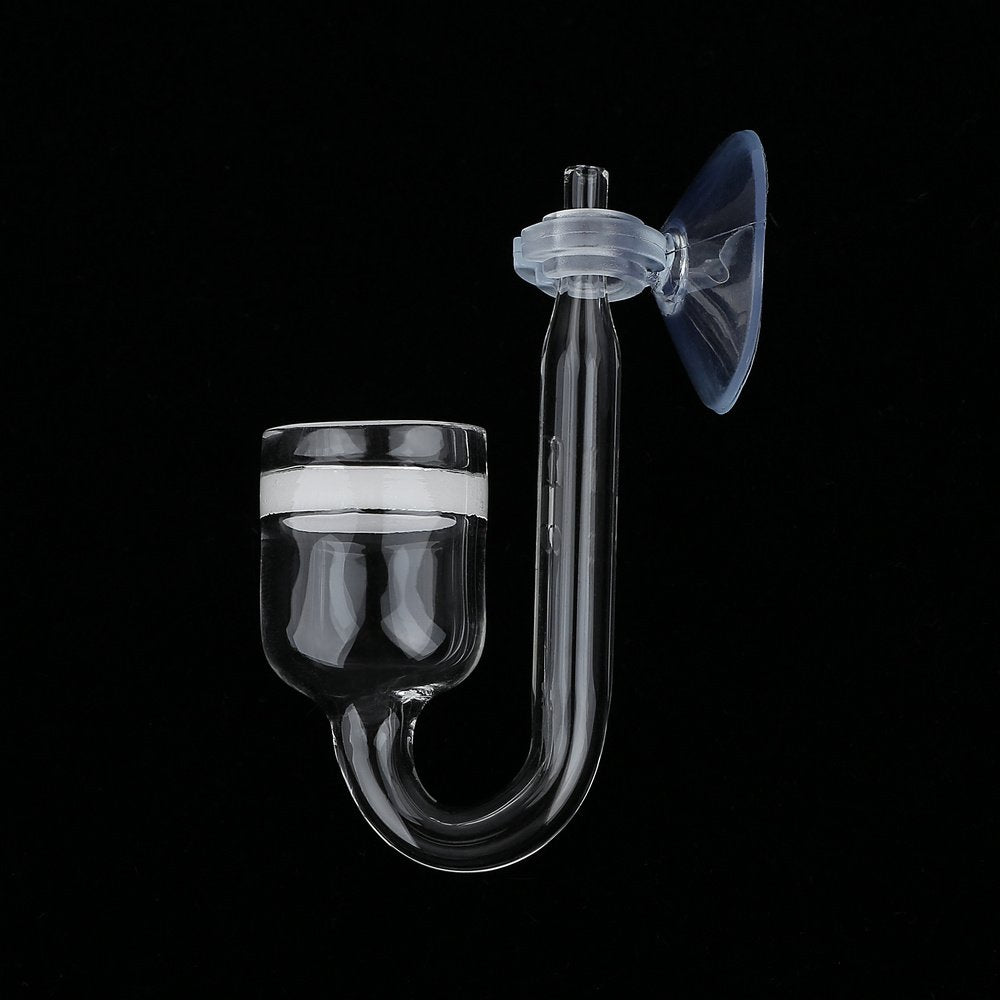 Yagote CO2 Diffuser, Carbon Dioxide Glass Reactor U Shape Tube Set for Aquarium Plants Tank(CO2 Diffuser Set)