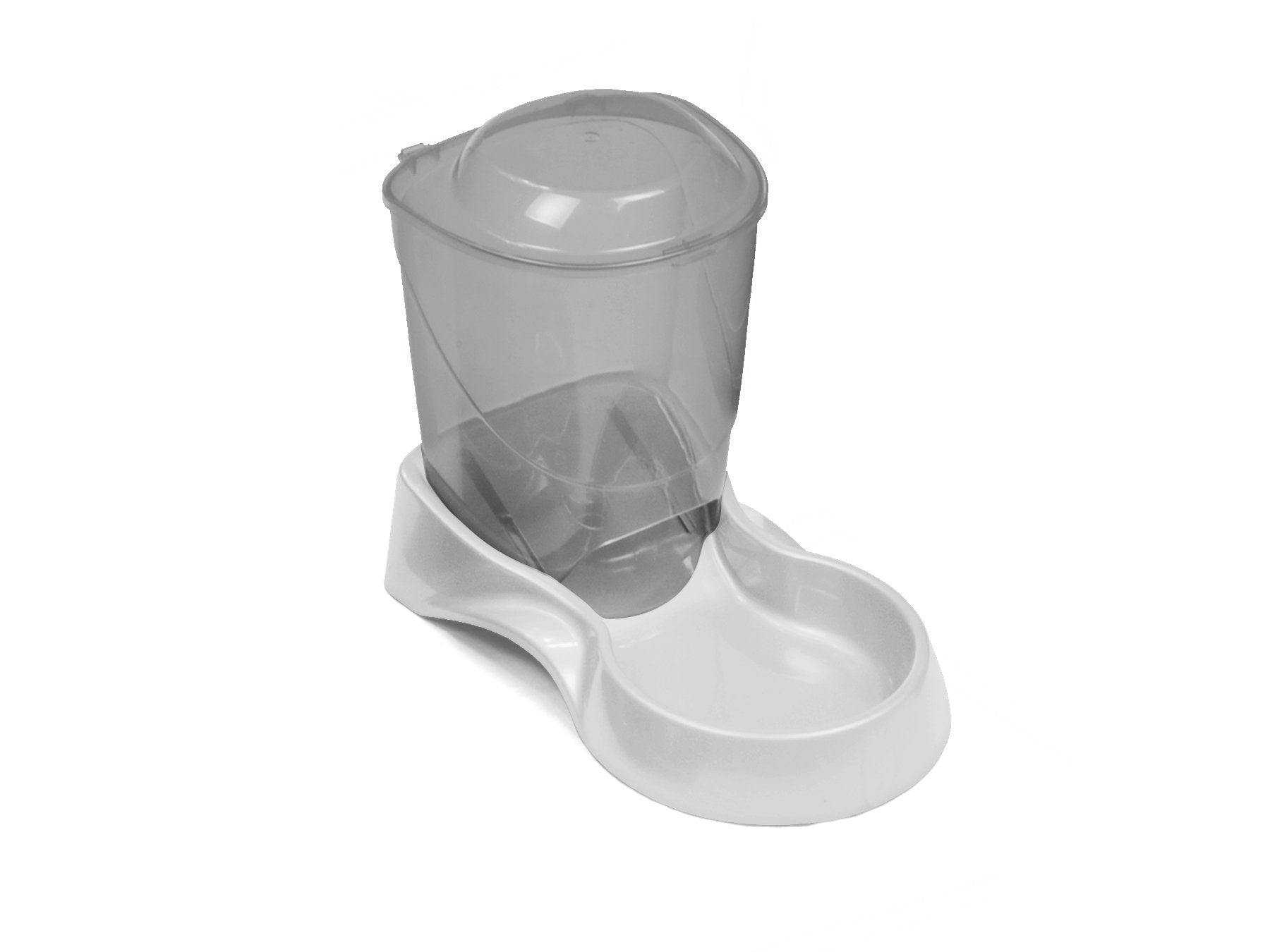 Van Ness Pets Small Gravity Auto Feeder for Cats/Dogs, 3 Pound Capacity,GRAY
