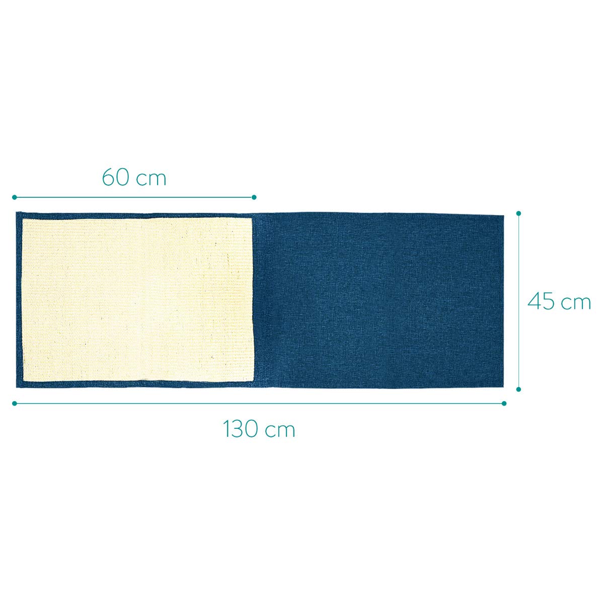 Navaris Cat Scratch Mat Sofa Protector - Natural Sisal Furniture Protector Scratching Pad For Cats - Scratch Carpet For Bed, Cha