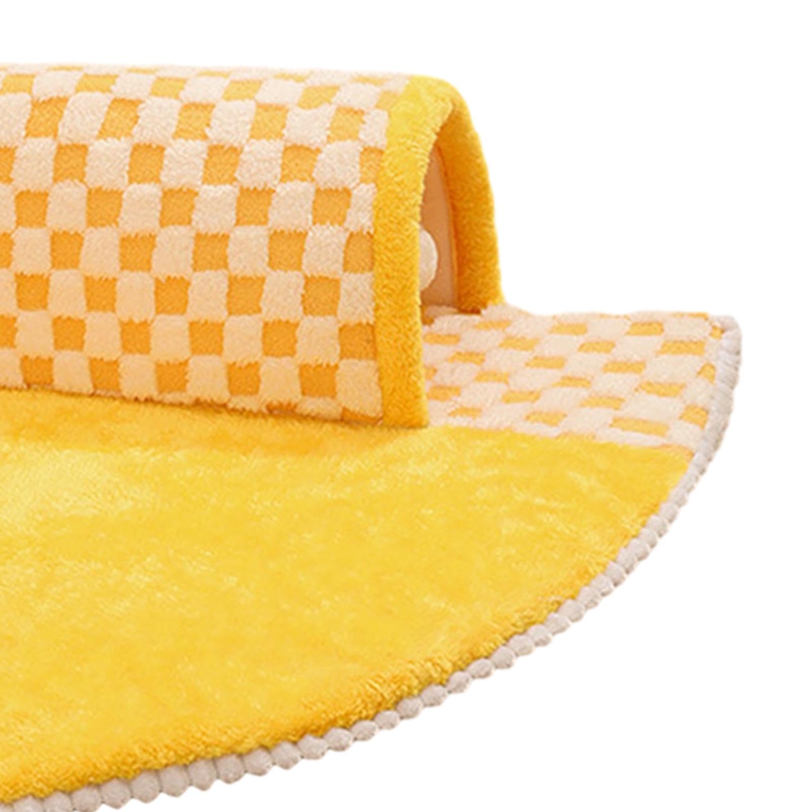 Calandis Cat Tunnel Bed Durable Kitty Training Hideout For Rabbit Indoor Cats Outdoor Yellow | Toys | Cat Supplies