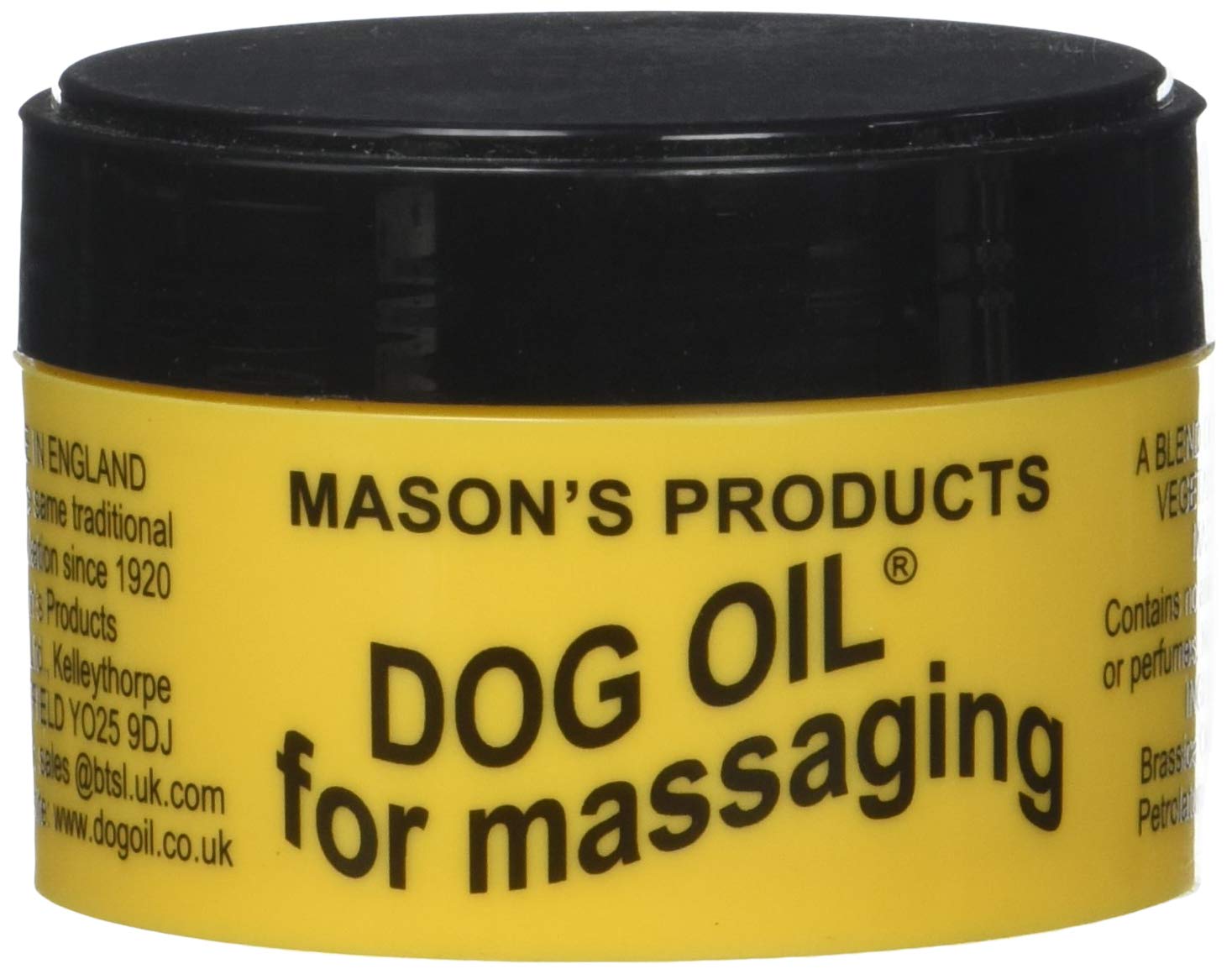 Masons 100g Dog Oil for Massaging by Masons