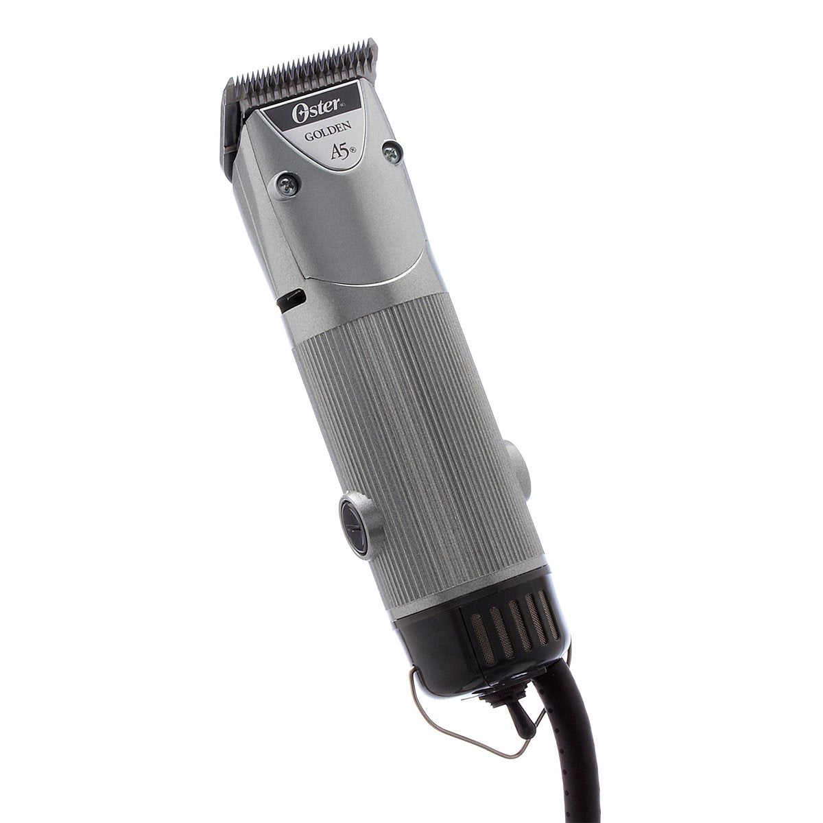 Oster Clipmaster Hair Clippers For Large Dog, Cat, And Pet Grooming With Detachable Blade For Thick Coats, Gray