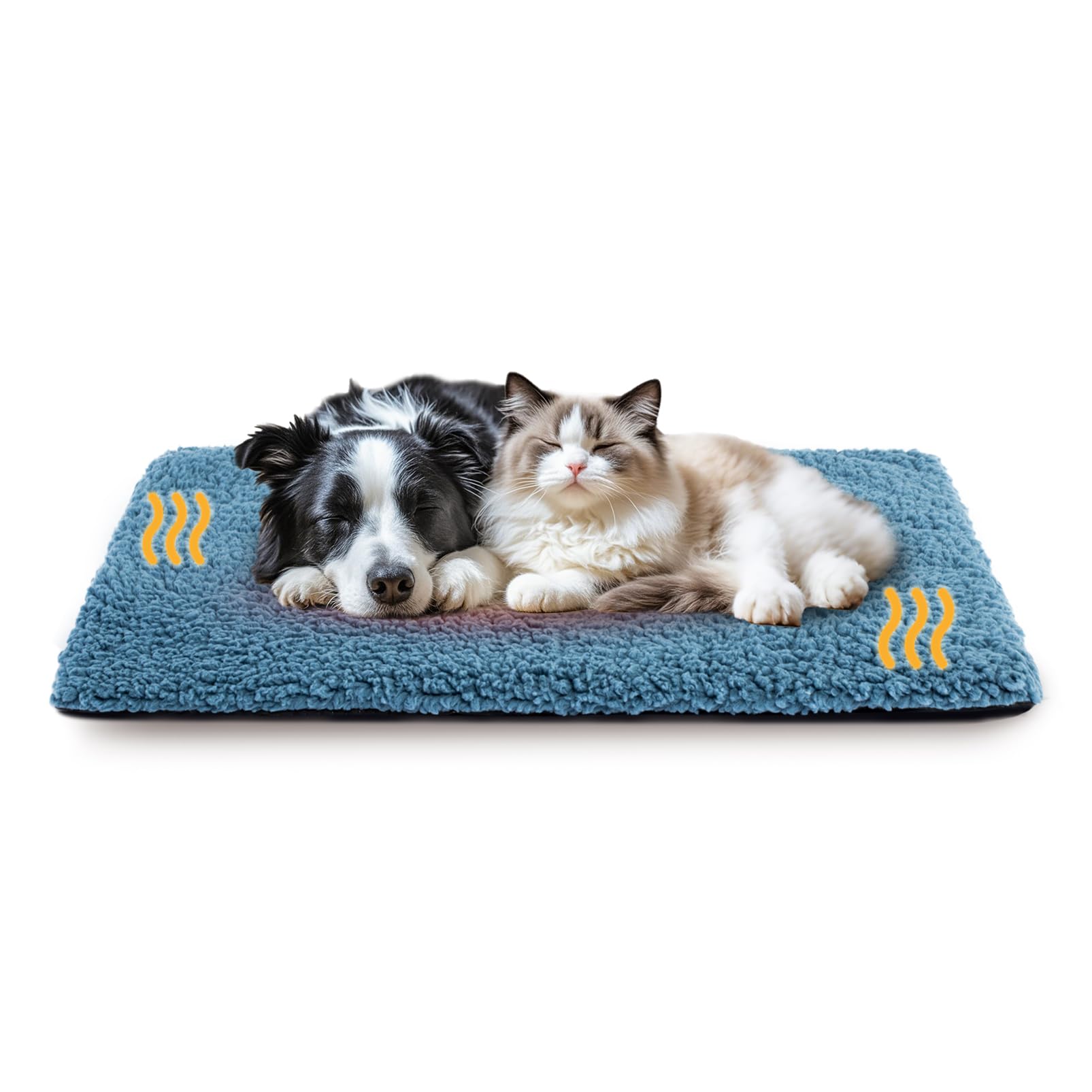 Miguel Cat Bed Self Warming Dog Bed Cat Self Heating Mat For Dog Heating Pad For Dogs House 48 X 28 Inch Thermal Dog Crate Pad, 