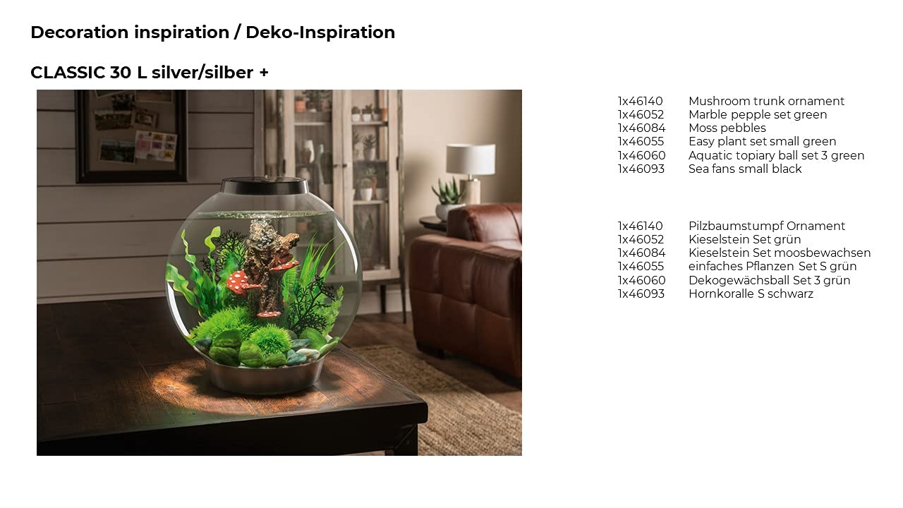 biOrb Mushroom Trunk Ornament for Aquariums - Resin Aquarium Decoration, Model 46140, Unique Design
