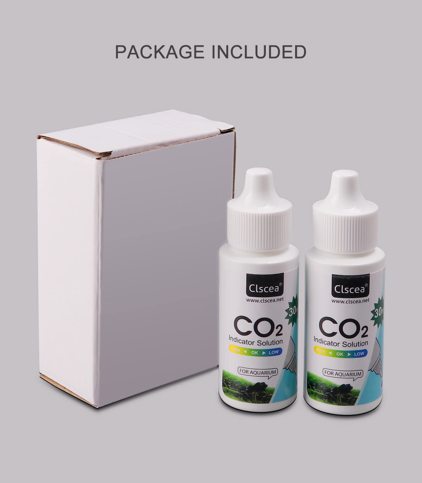 Clscea Co2 Indicator Solution Drop Checker Solution For Aquarium 60Ml