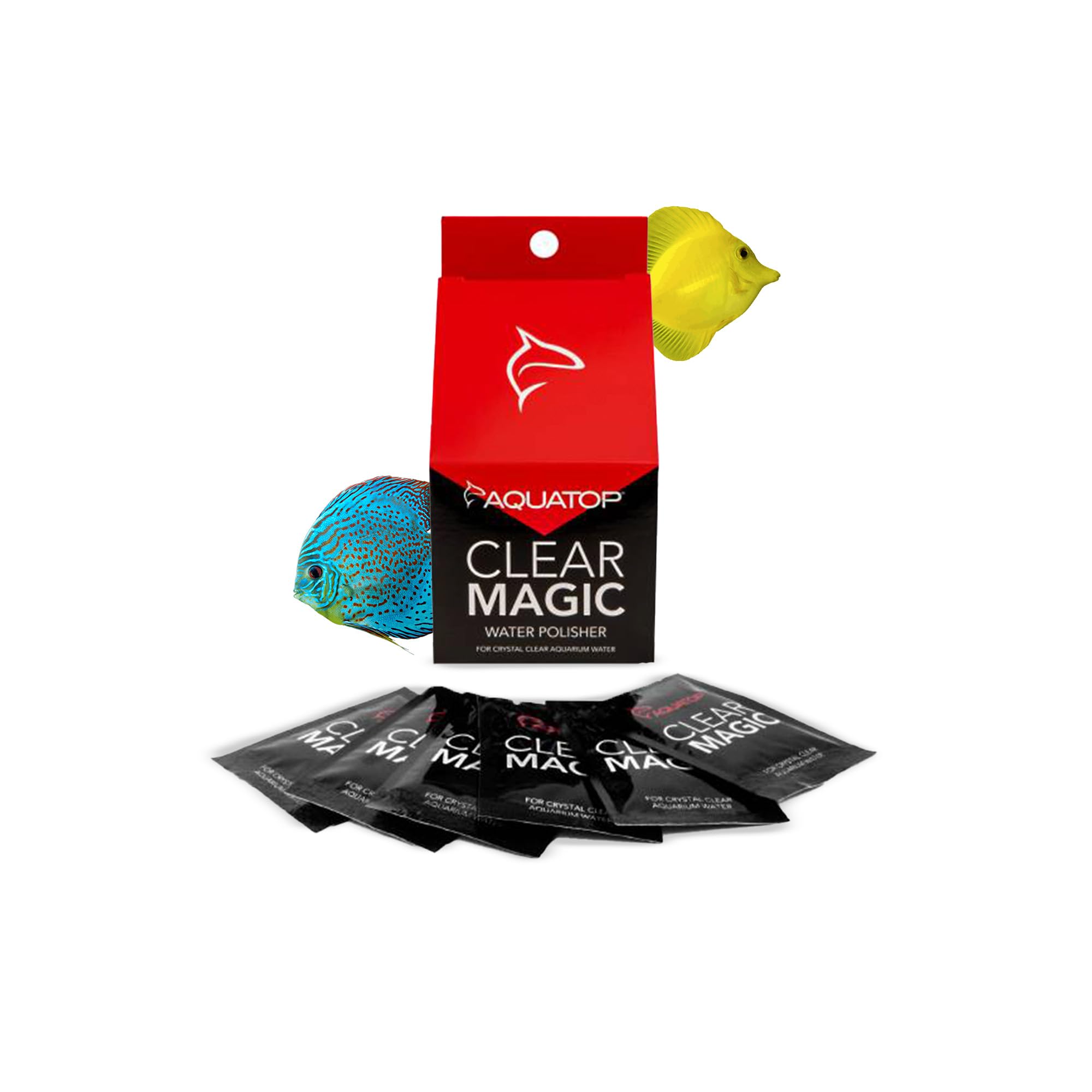 Aquatop Clear Magic Water Polisher - Safe for Freshwater and Saltwater Aquariums - May be added once a week - Easier Pick up by 