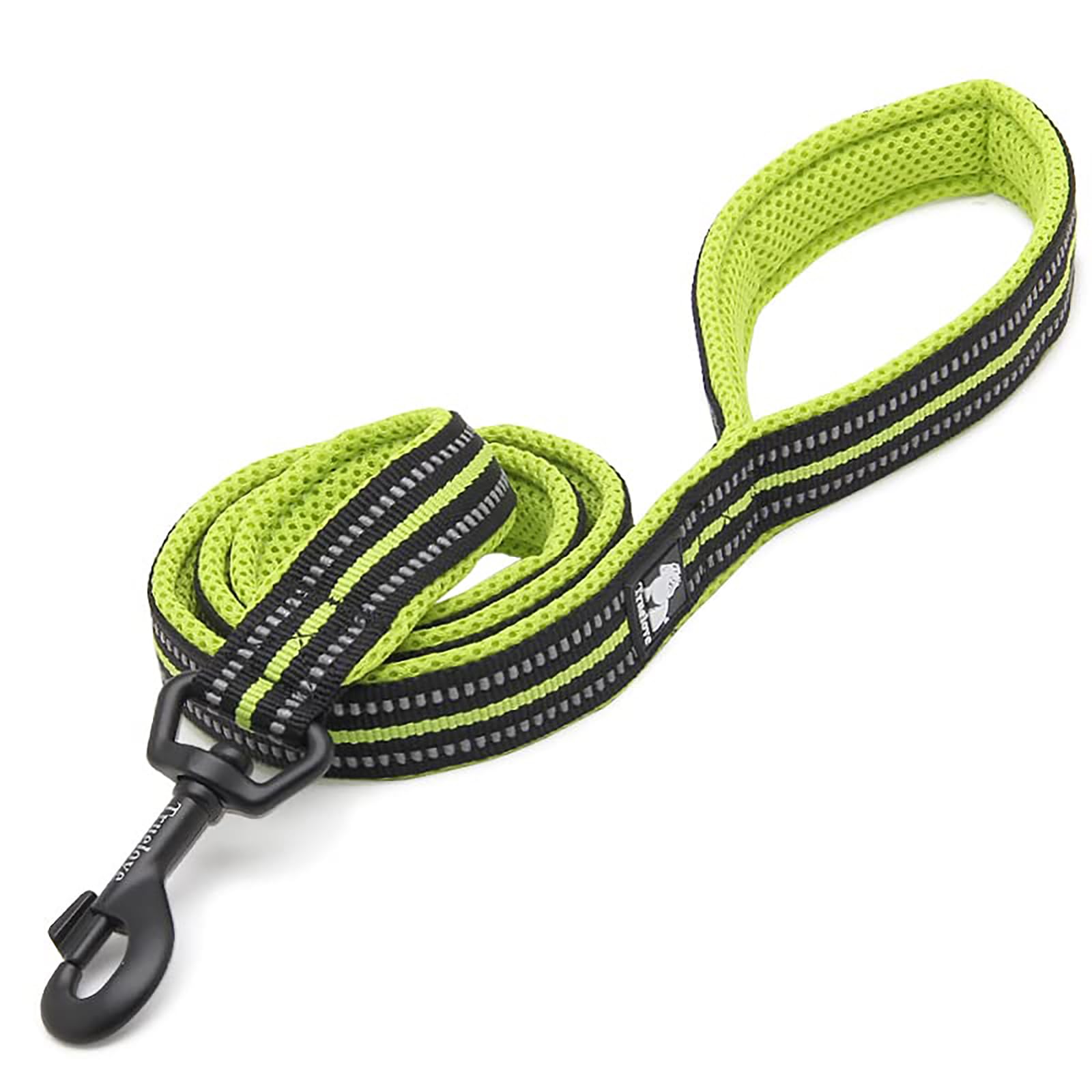 True Love Reflective Dog Leash Puppy Walking Lead, Padded Pet Chain Rope,Length 200Cm Truelove Tll2111(Neon Yellow,M)