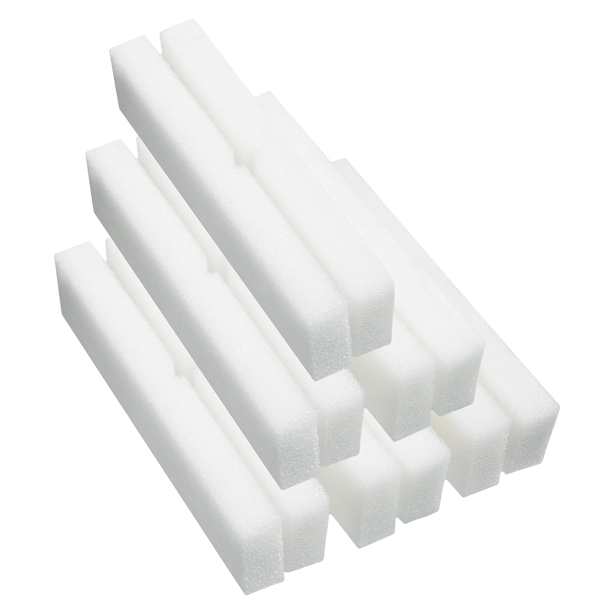 Afacygn Replacement Aquarium Bio Sponge Foam Filter Pads Suitable For Fx4 / Fx5 / Fx6 (12 Pcs)