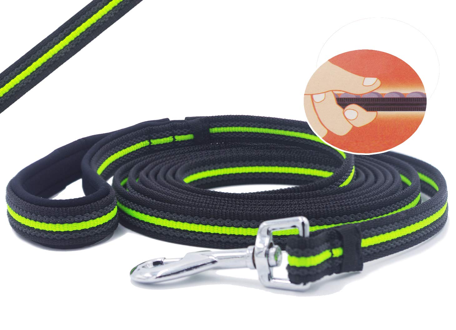 Yoogao Pet Long Dog Training Leash Dog Lead With Special Non-Slip Design And Padded Handle, 10/15/33/50 Ft, For Any Size Of Dogs