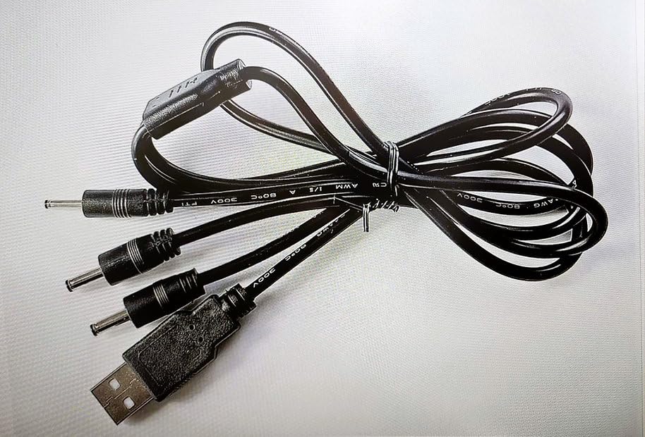 Aetertek 3-Pin USB Charger for T221 Remote Trainer & B600 Bark Collar - Waterproof Rechargeable System